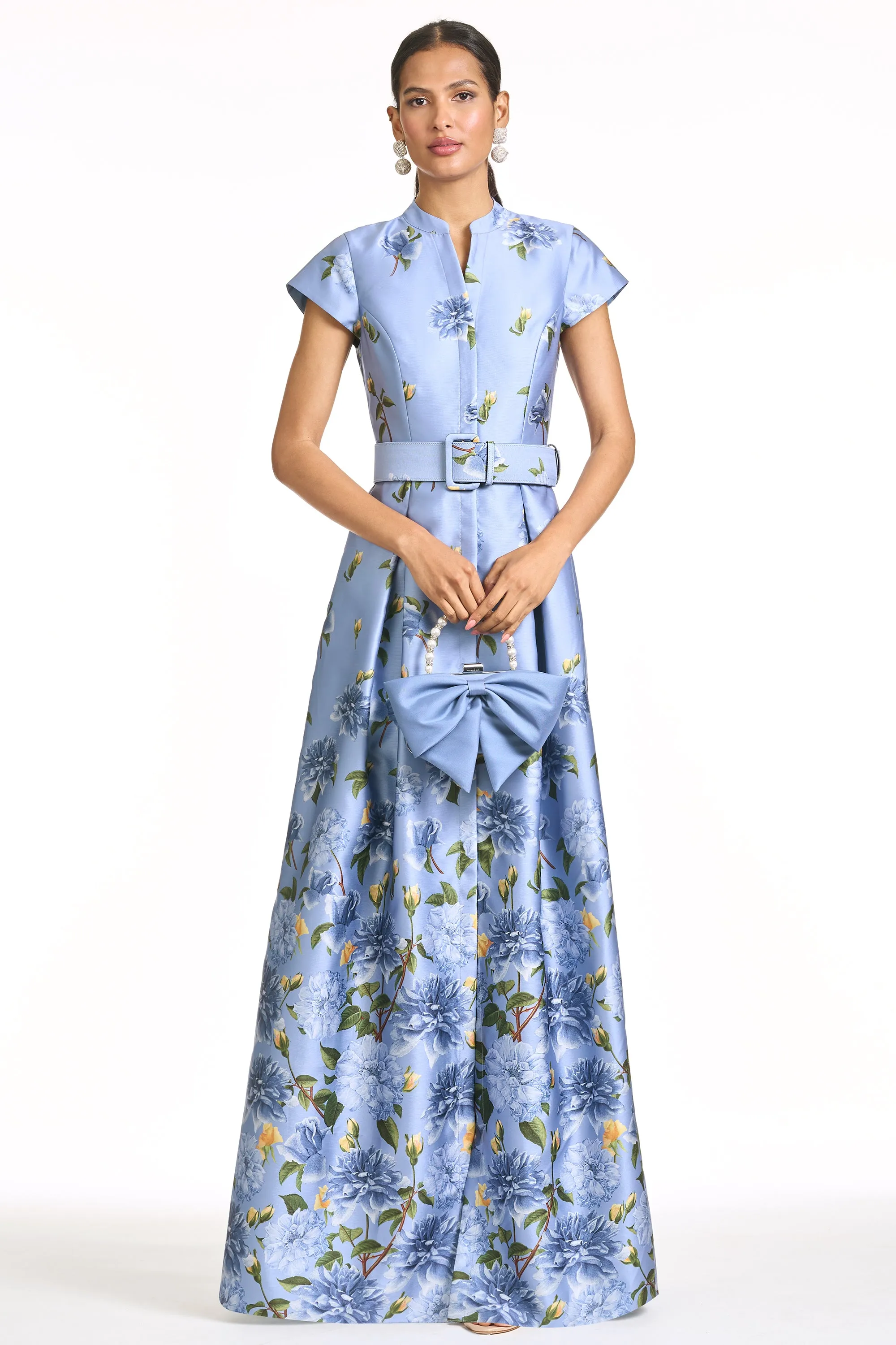 MARTA GOWN - TWILIGHT PEONY DEGRADE sold by Sachin + Babi