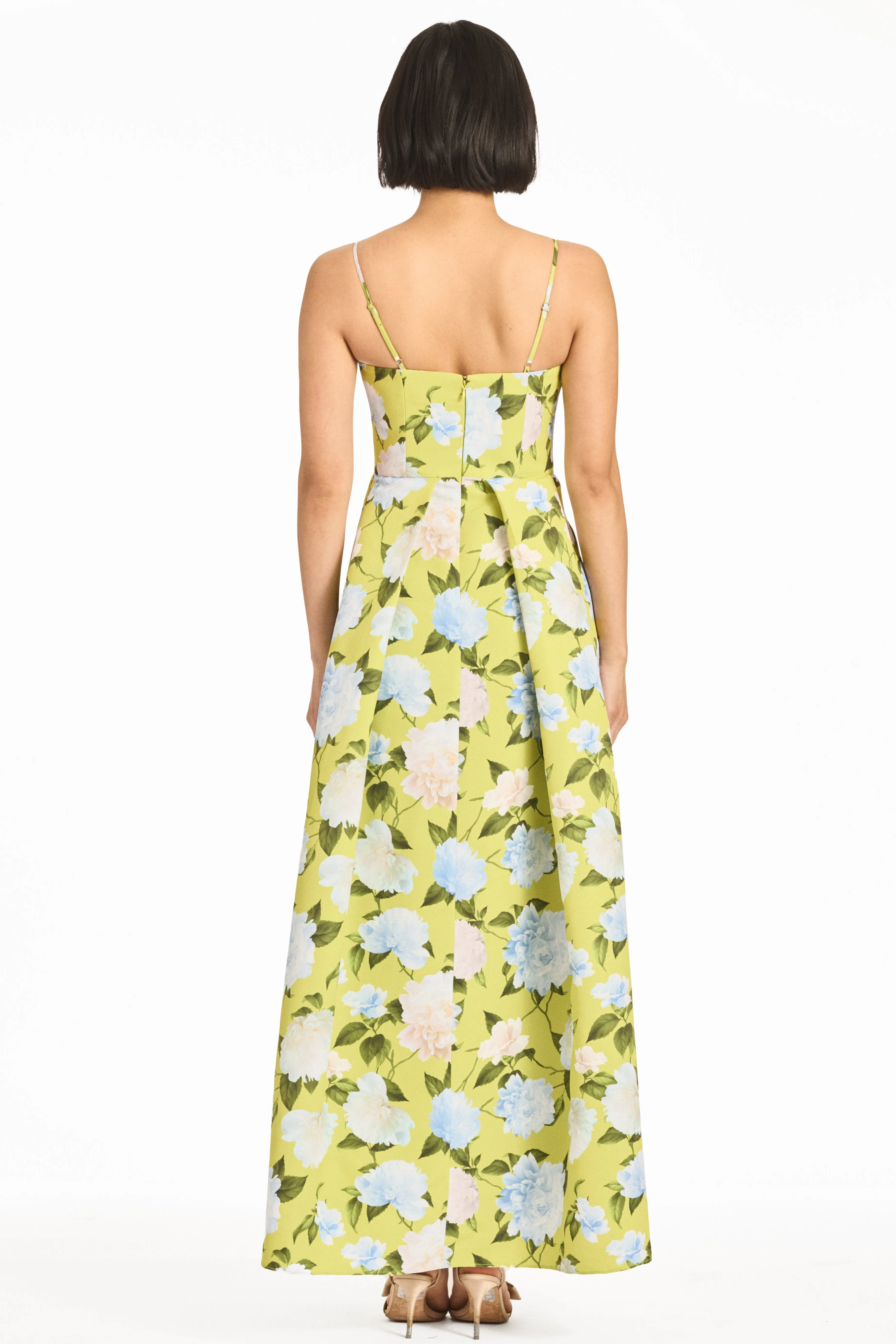 BEAU GOWN - CITRINE PEONIES sold by Sachin + Babi product image thumbnail 3