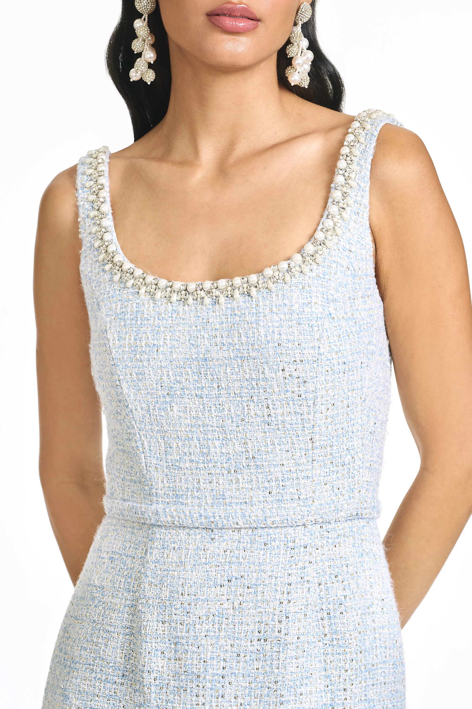 EMBELLISHED LANA GOWN - ICE BLUE sold by Sachin + Babi product image thumbnail 2