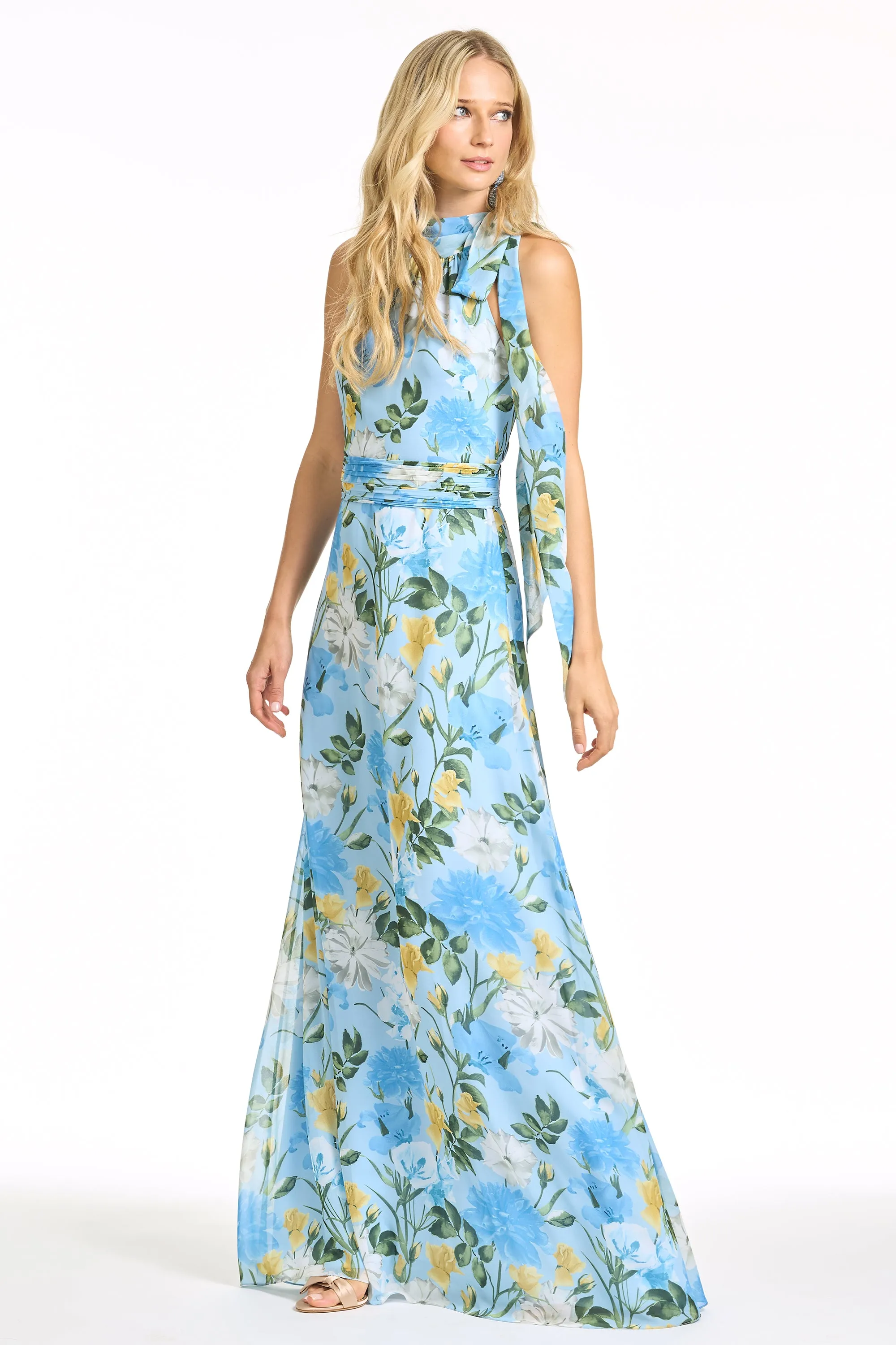 DIANA GOWN - SUNSHINE AND SEA SERENADE sold by Sachin + Babi product image thumbnail 3
