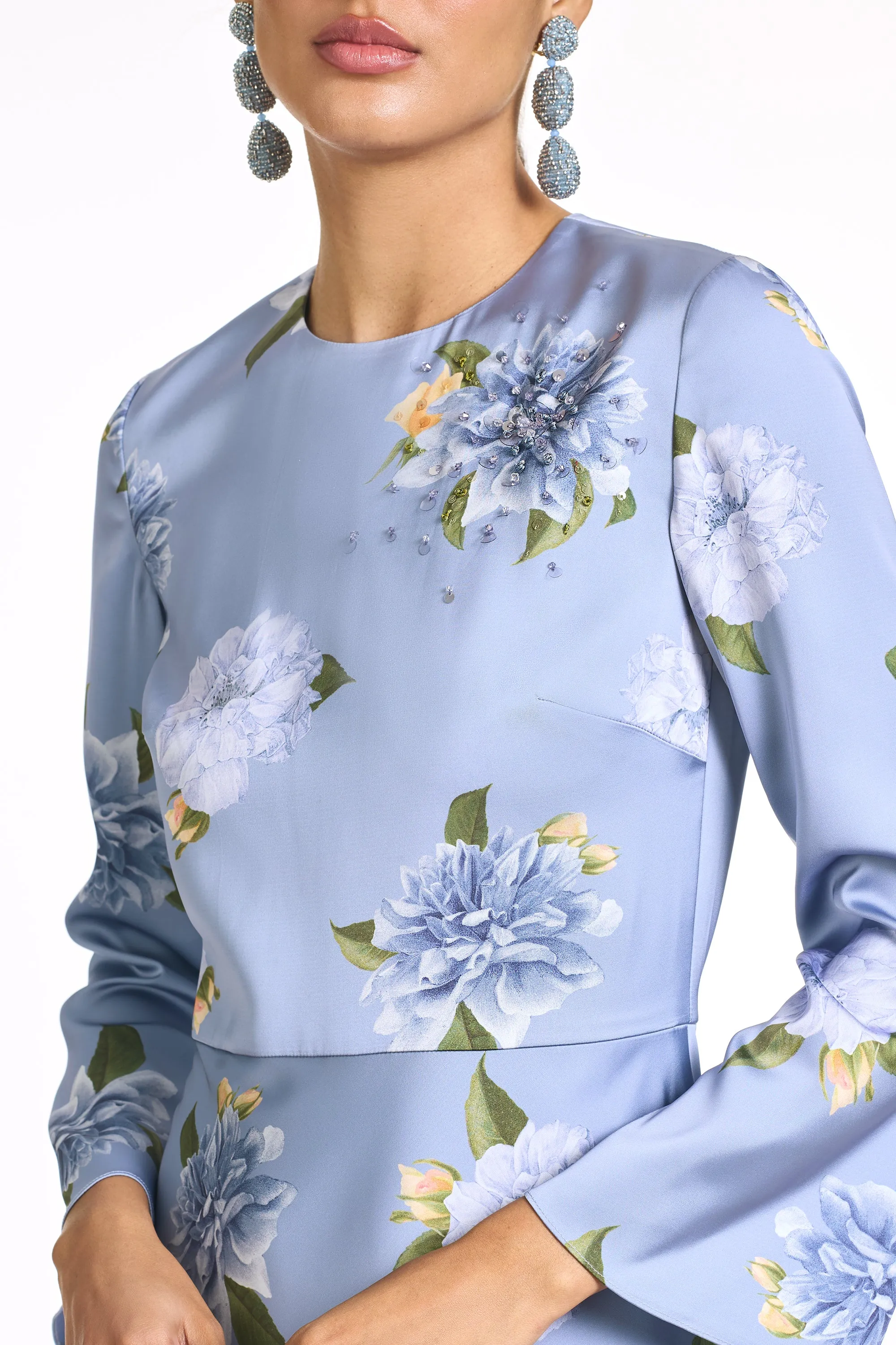 EMBELLISHED ALEX GOWN - TWILIGHT CORSAGE sold by Sachin + Babi product image thumbnail 4