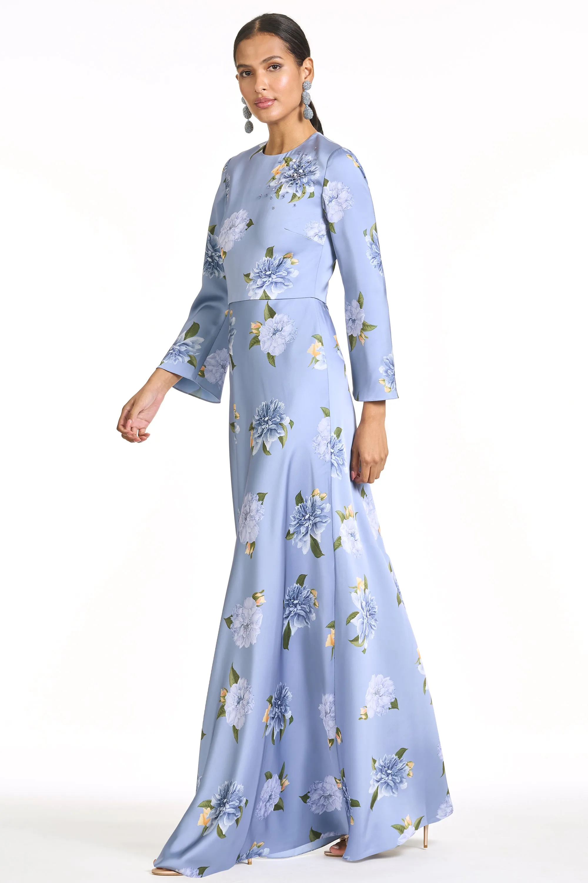 EMBELLISHED ALEX GOWN - TWILIGHT CORSAGE sold by Sachin + Babi product image thumbnail 5