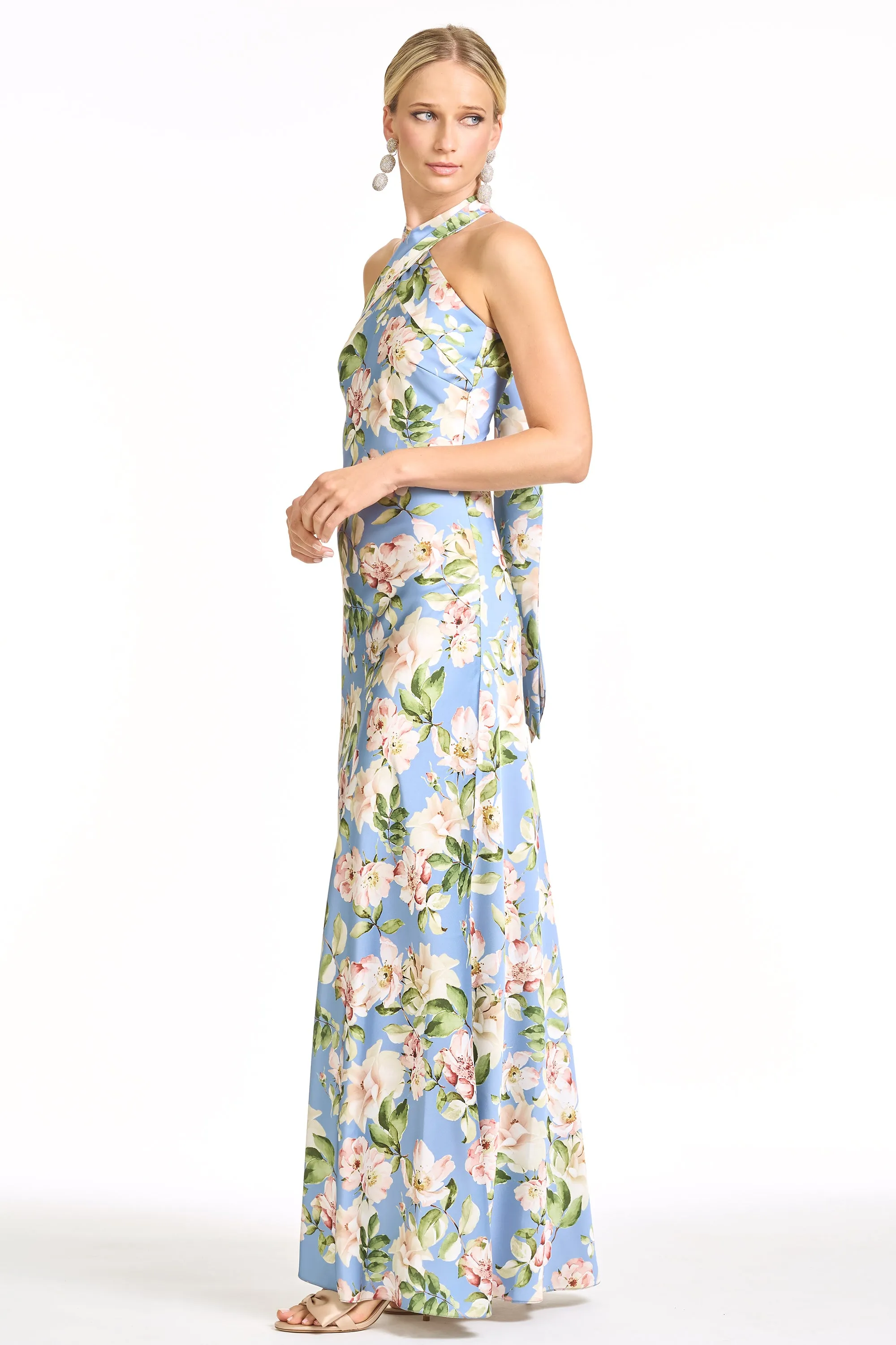 LAURANT GOWN - TWILIGHT CAMELLIAS sold by Sachin + Babi product image thumbnail 2