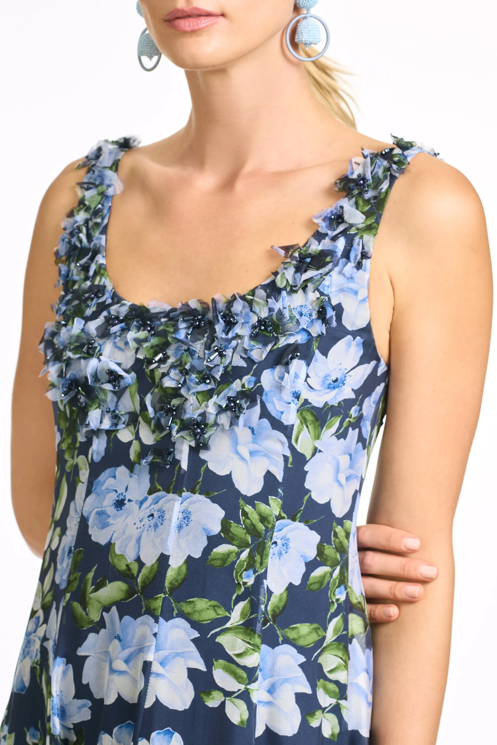 EMBELLISHED INDIRA GOWN - CORSAGE DEGRADE sold by Sachin + Babi product image thumbnail 2