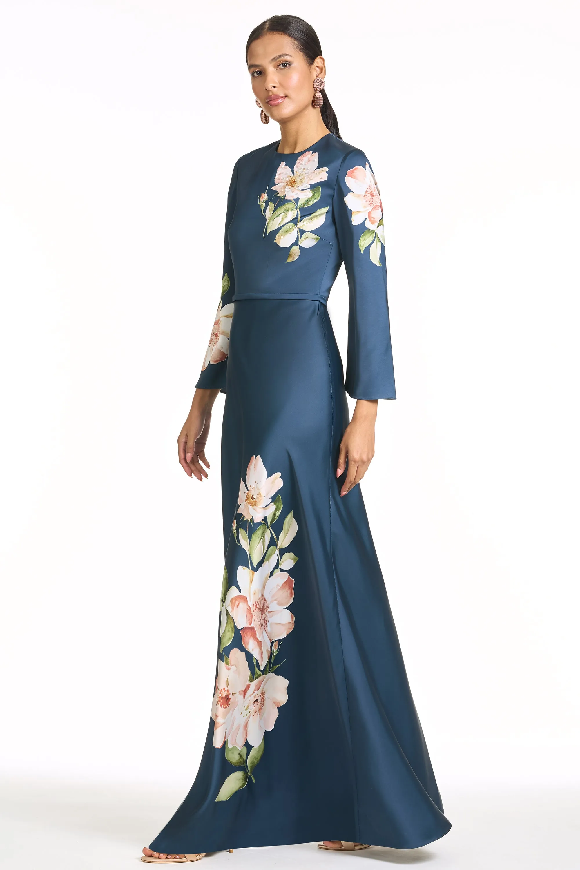 EMBELLISHED ALEX GOWN - NIGHT BLOOMS sold by Sachin + Babi product image thumbnail 5
