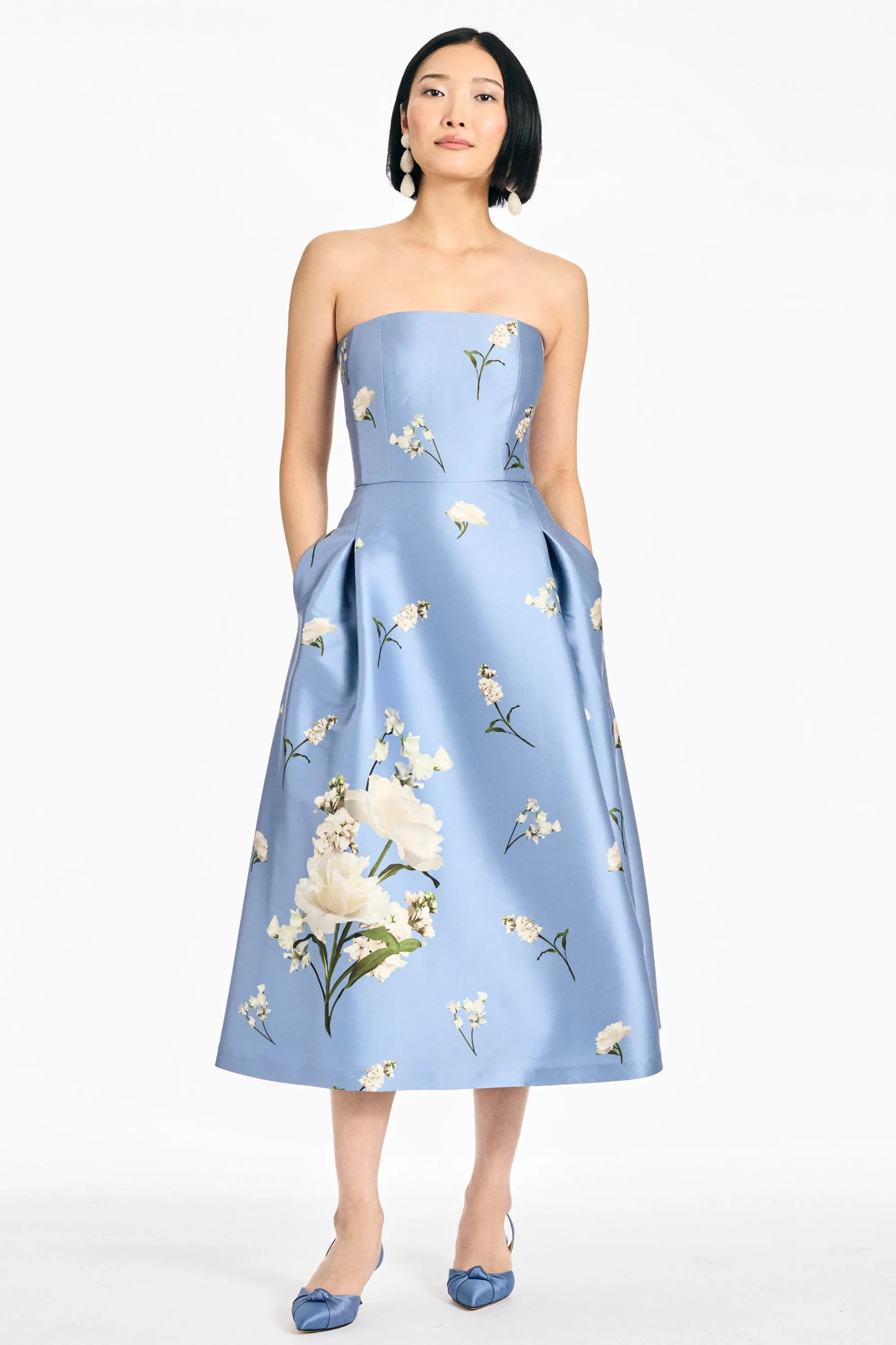 SHAY DRESS - TWILIGHT ROSES sold by Sachin + Babi product image thumbnail 4