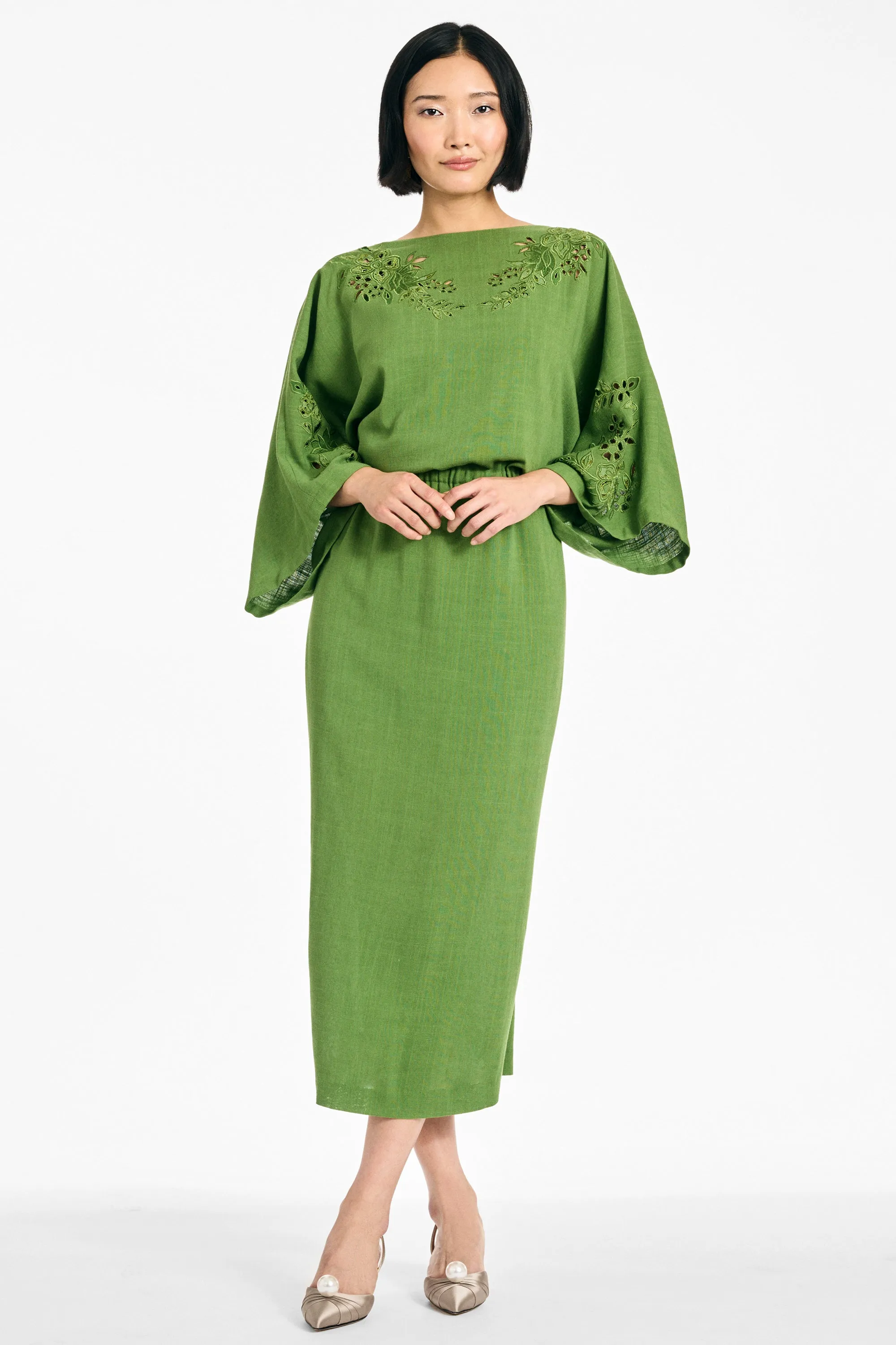 KIERA DRESS - FERN GREEN sold by Sachin + Babi product image thumbnail 4