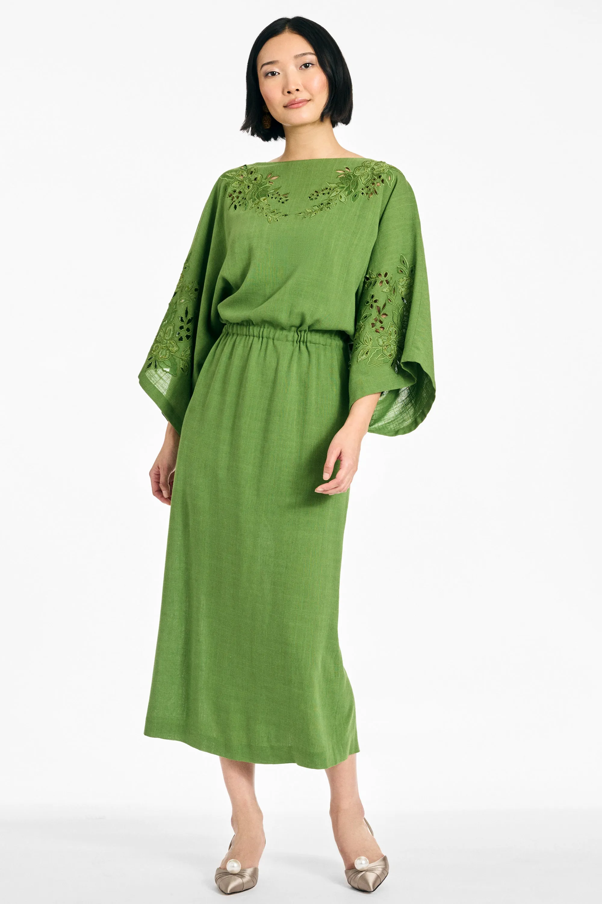 KIERA DRESS - FERN GREEN sold by Sachin + Babi product image thumbnail 3