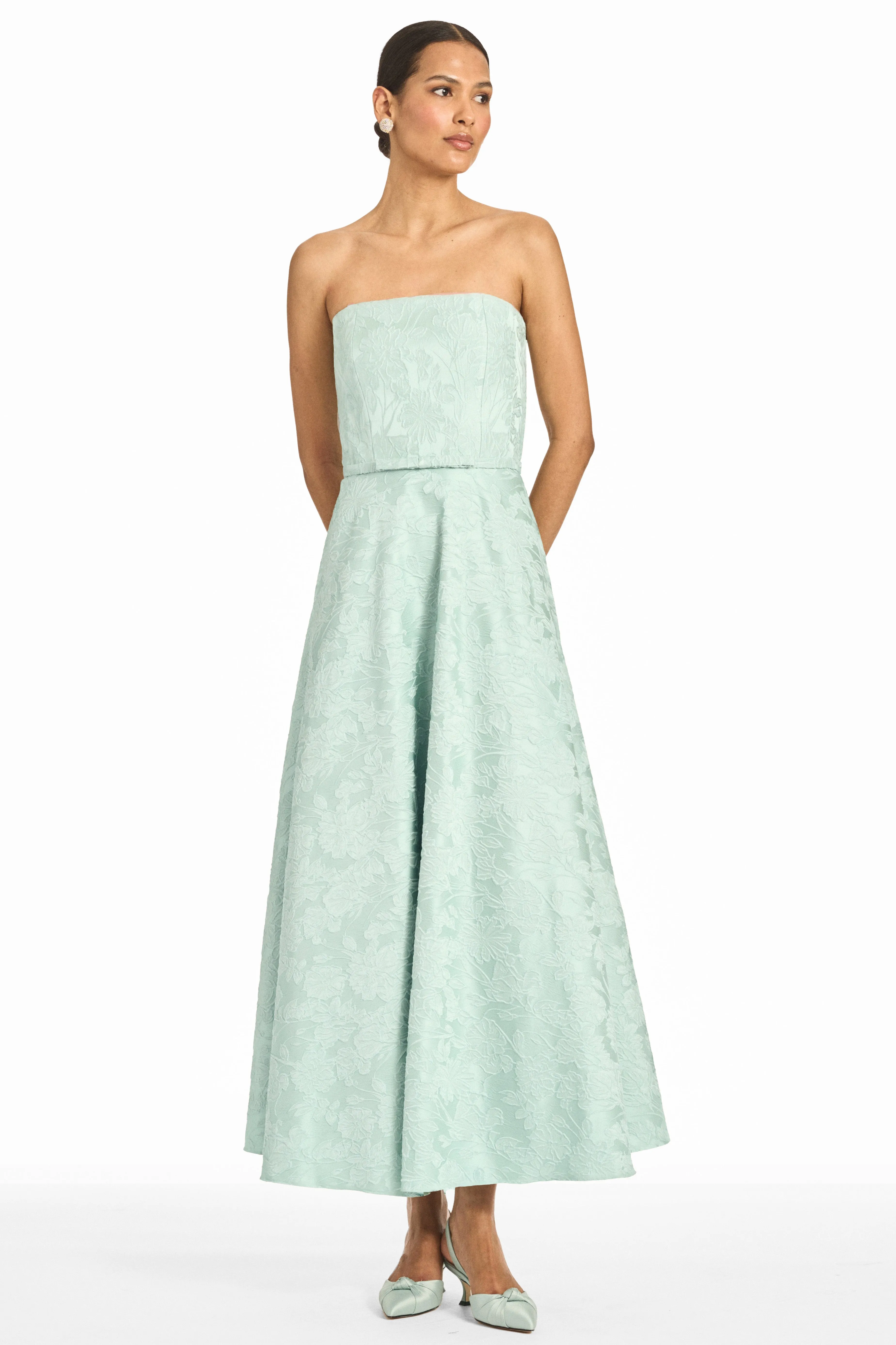 DARIAN DRESS - CELADON sold by Sachin + Babi