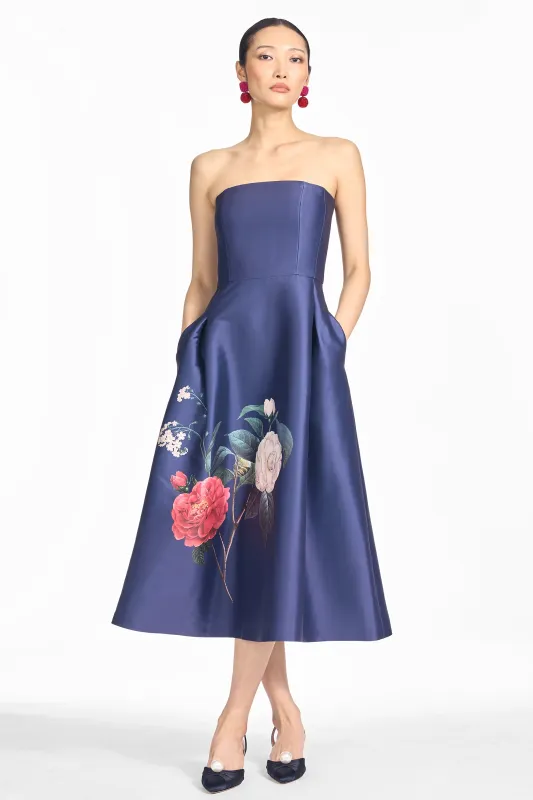 SHAY DRESS - CRIMSON & CRÈME BOUQUET made by Sachin + Babi