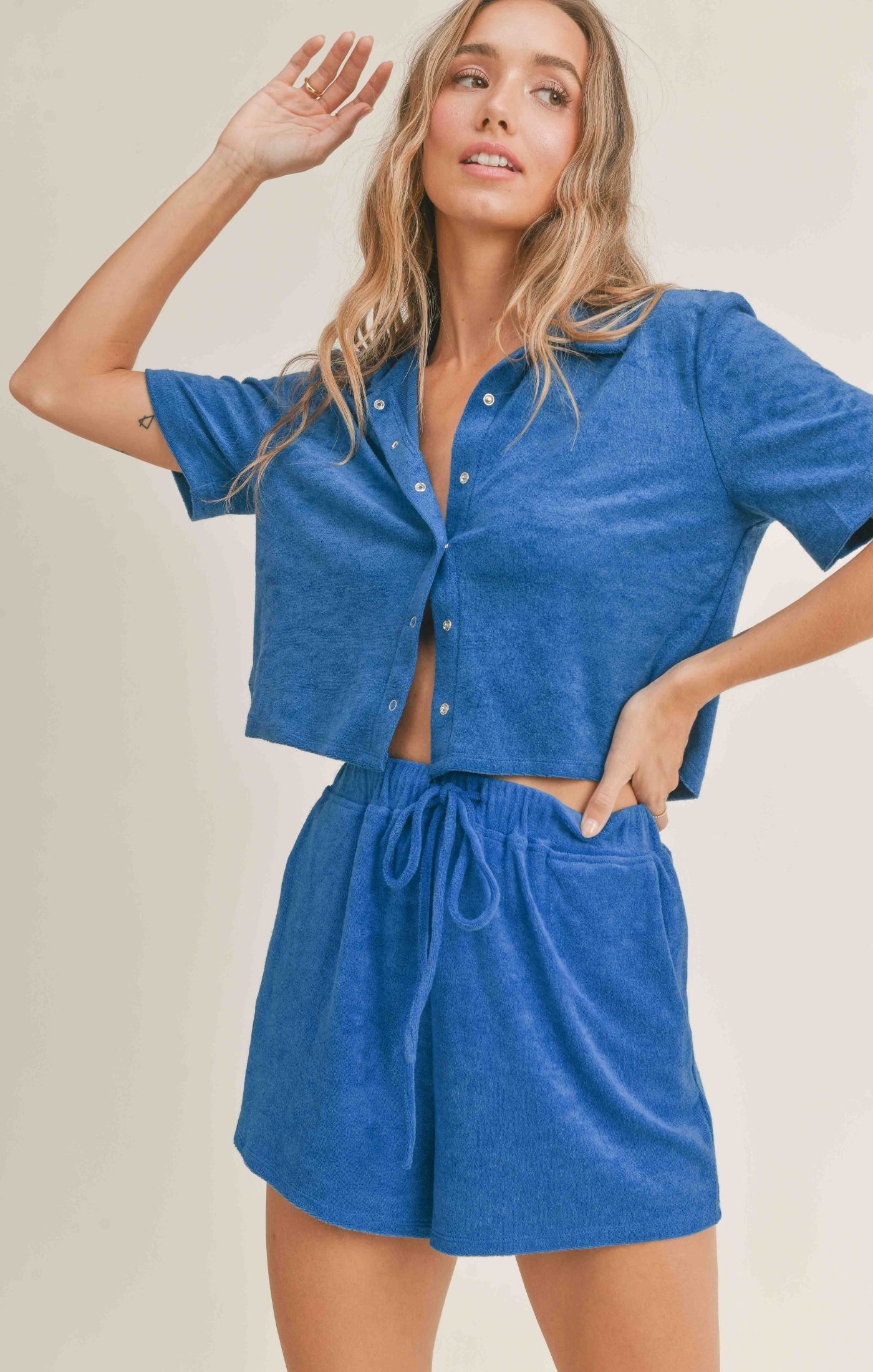 Pool Day Terry Shirt sold by Sadie & Sage product image thumbnail 2