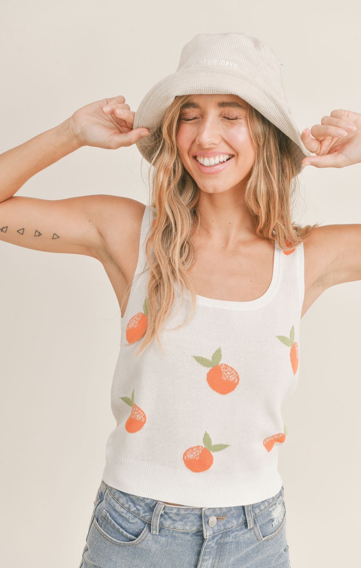 Brunching Sweater Tank sold by Sadie & Sage product image thumbnail 3