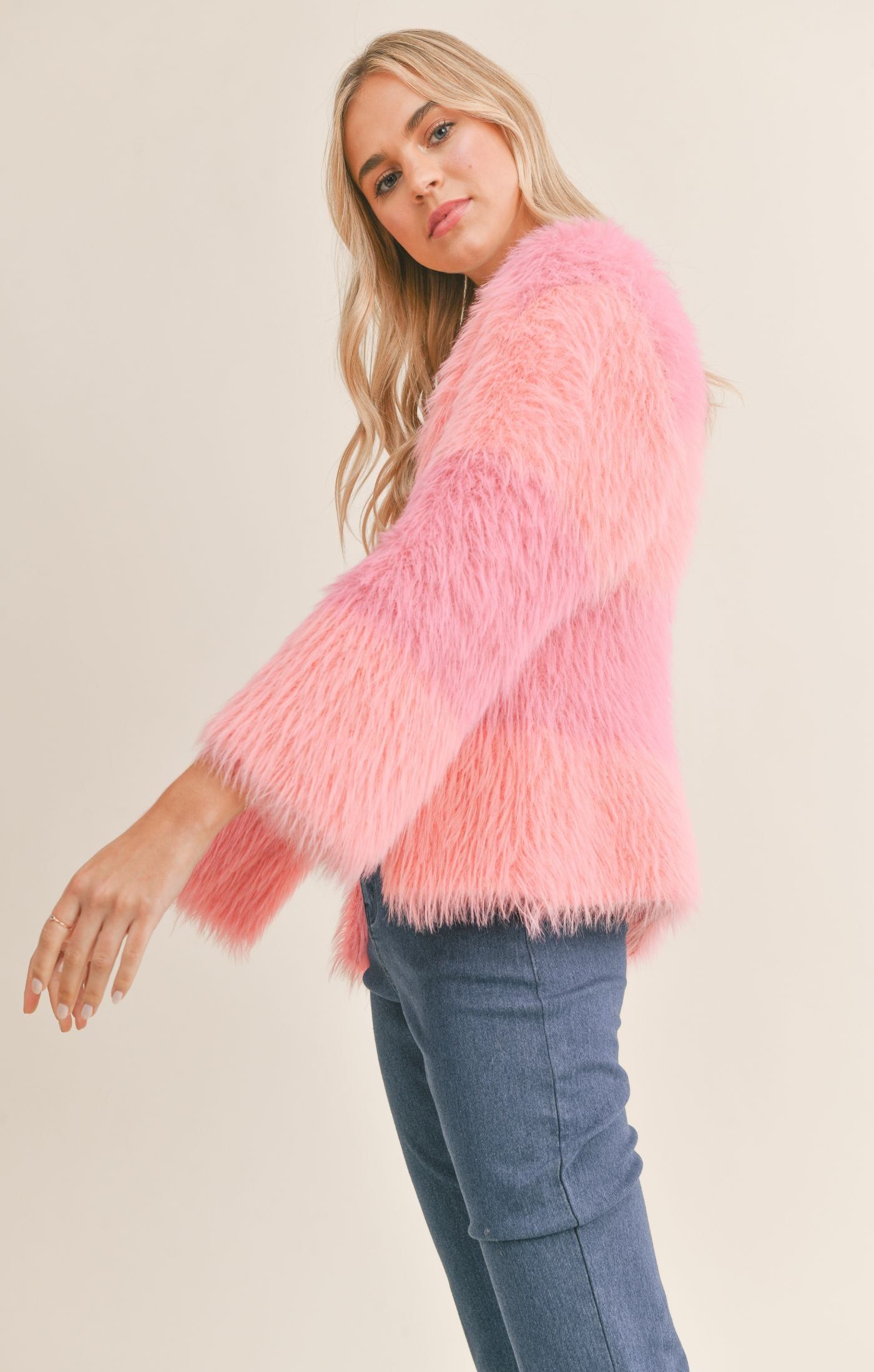 Layla Fuzzy Cardigan sold by Sadie & Sage product image thumbnail 3