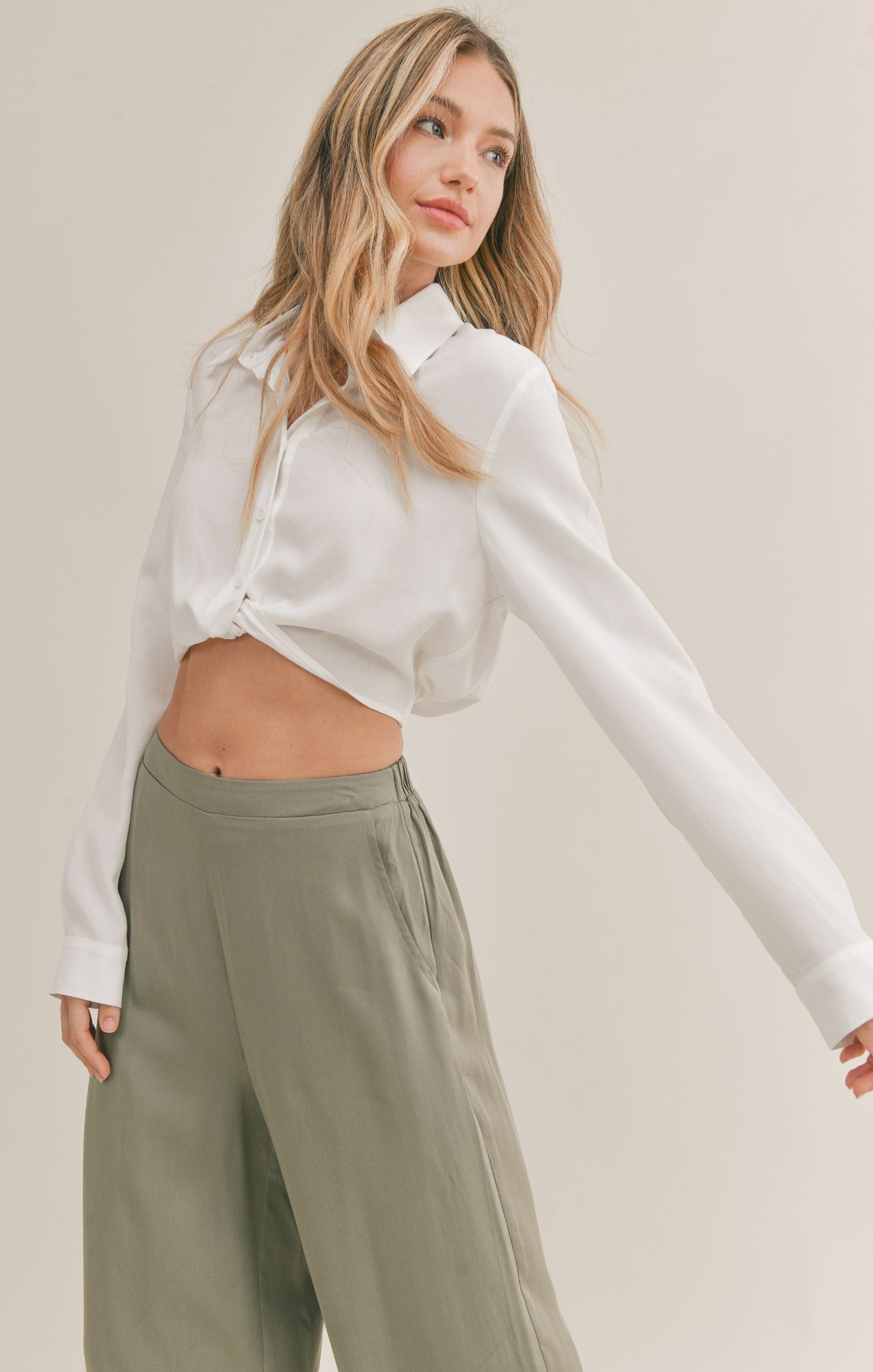 Elisha Crop Top sold by Sadie & Sage product image thumbnail 2