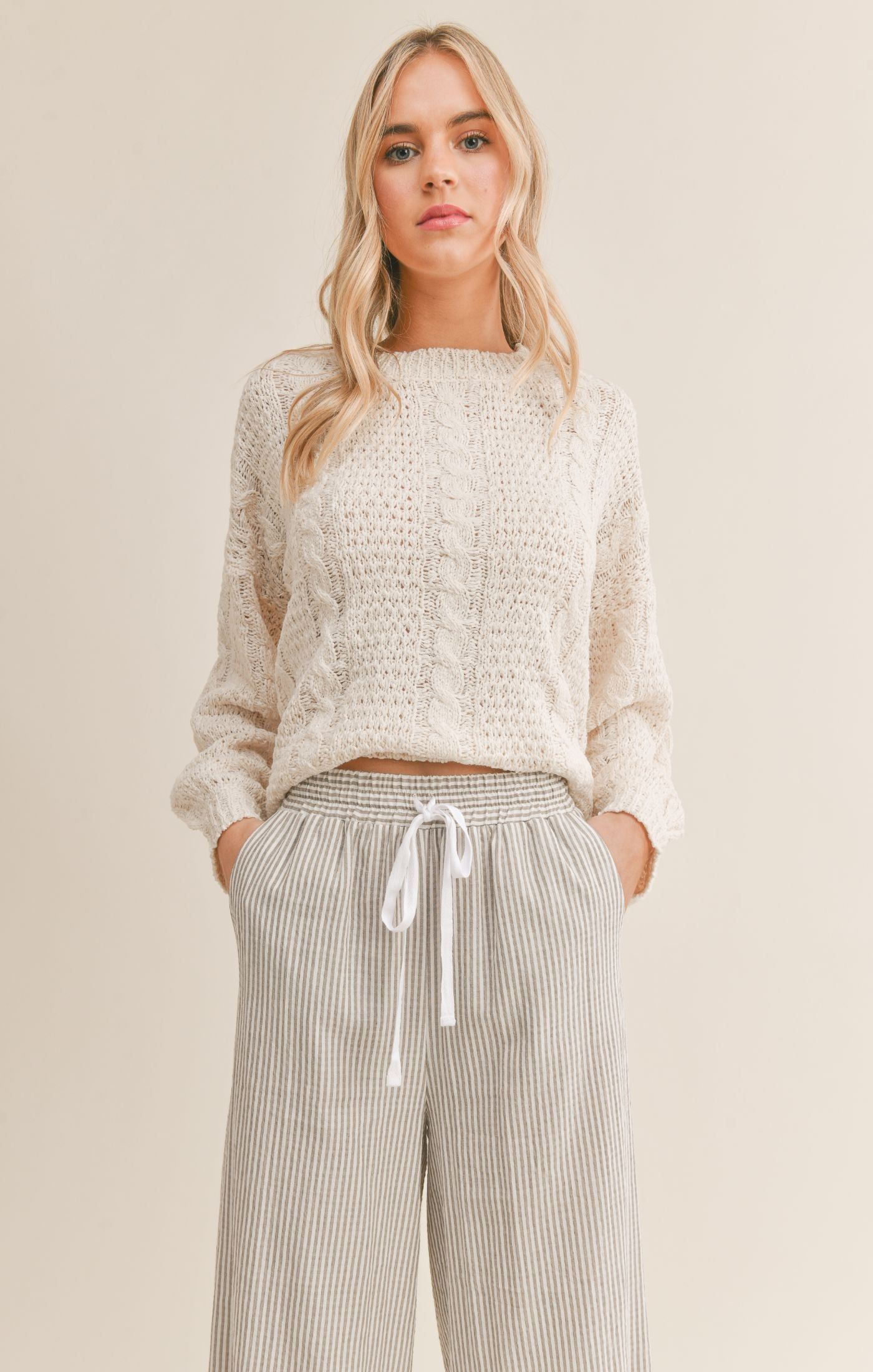 Vera Knit Sweater sold by Sadie & Sage