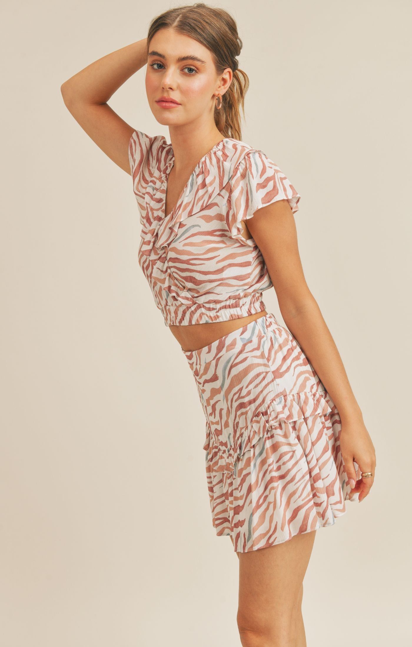 Urban Zebra Top sold by Sadie & Sage product image thumbnail 3