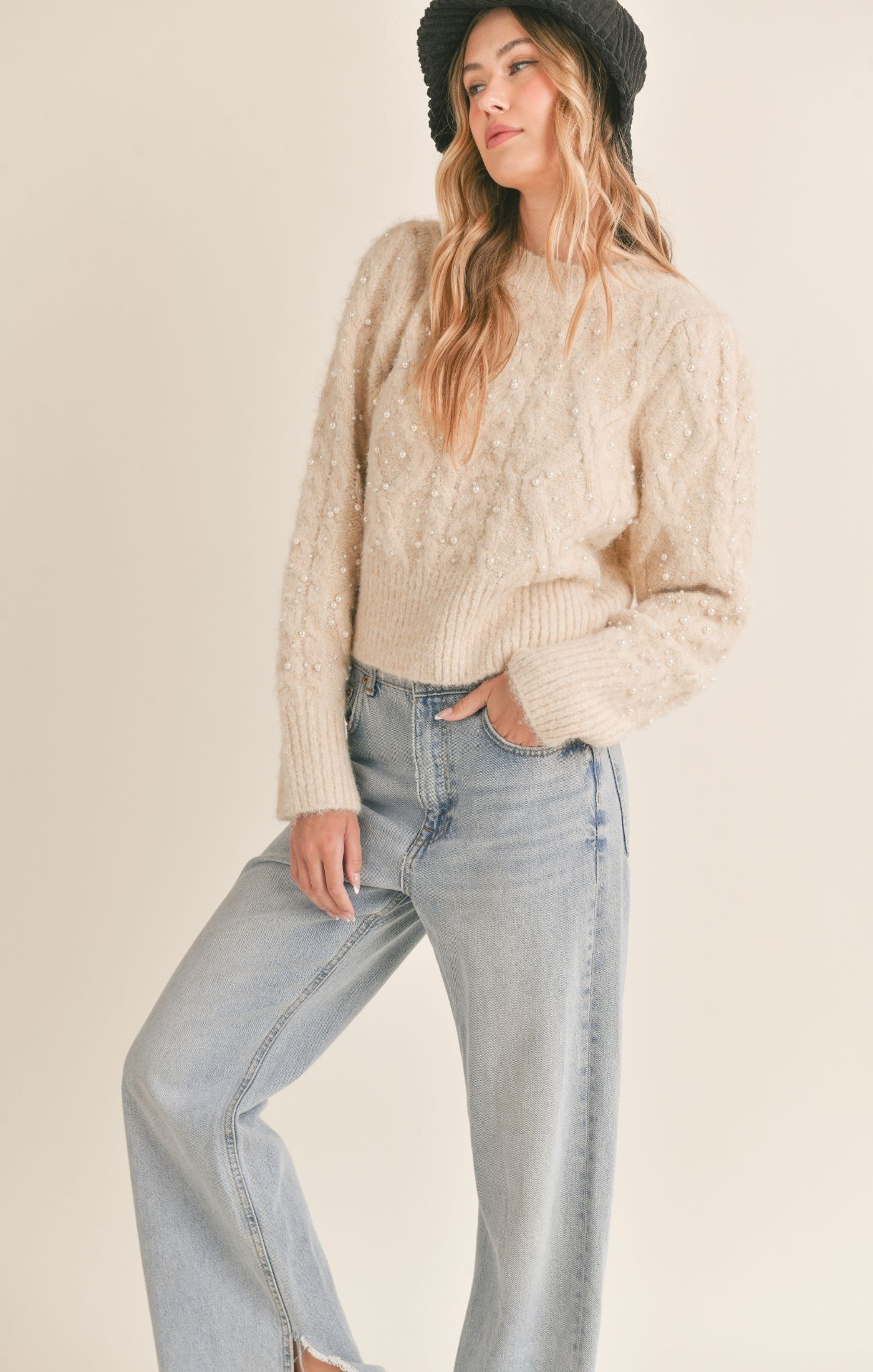 Prized Possession Pearl Sweater sold by Sadie & Sage product image thumbnail 4