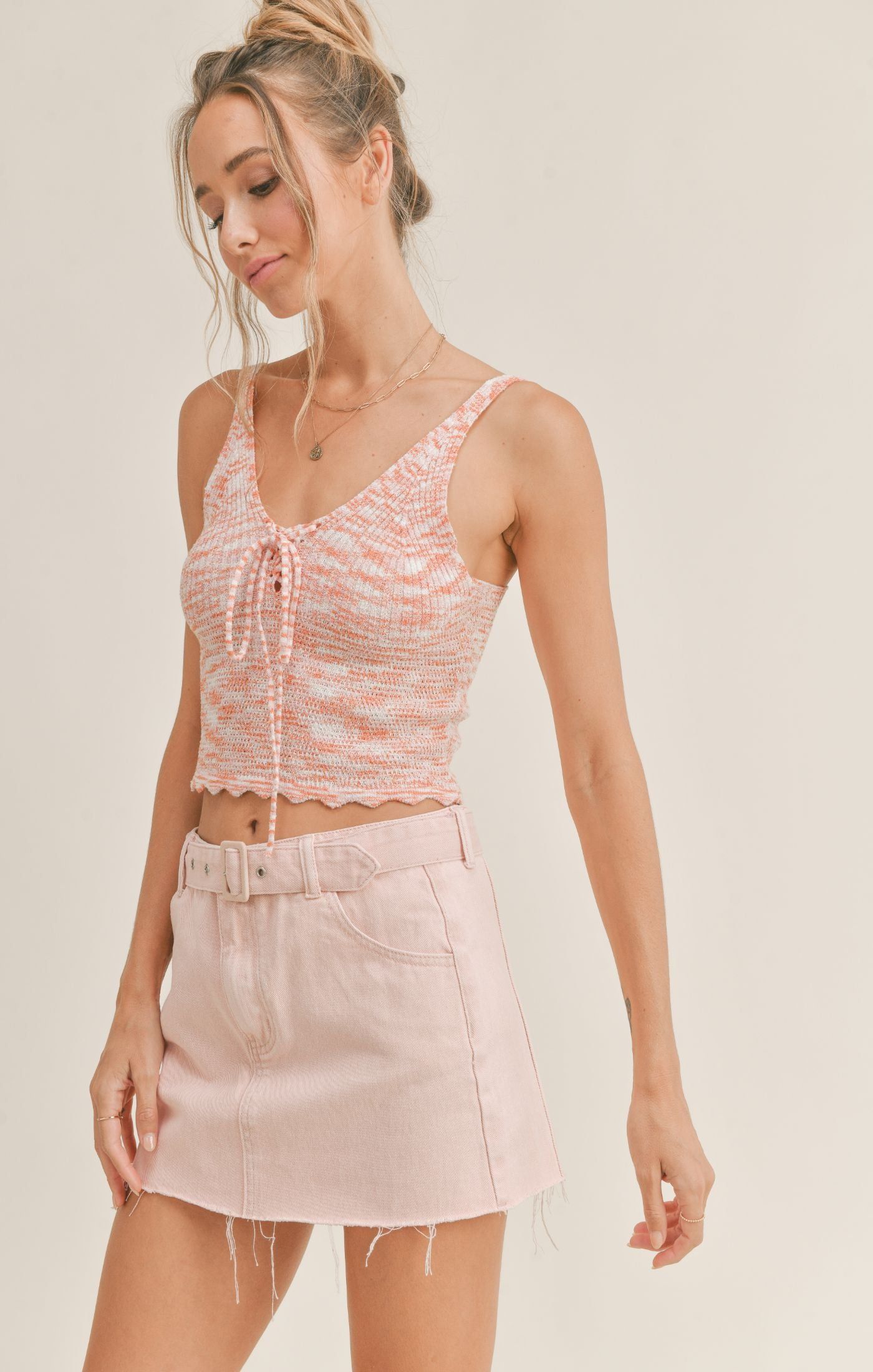 Creamsicle Sweater Tank sold by Sadie & Sage product image thumbnail 4