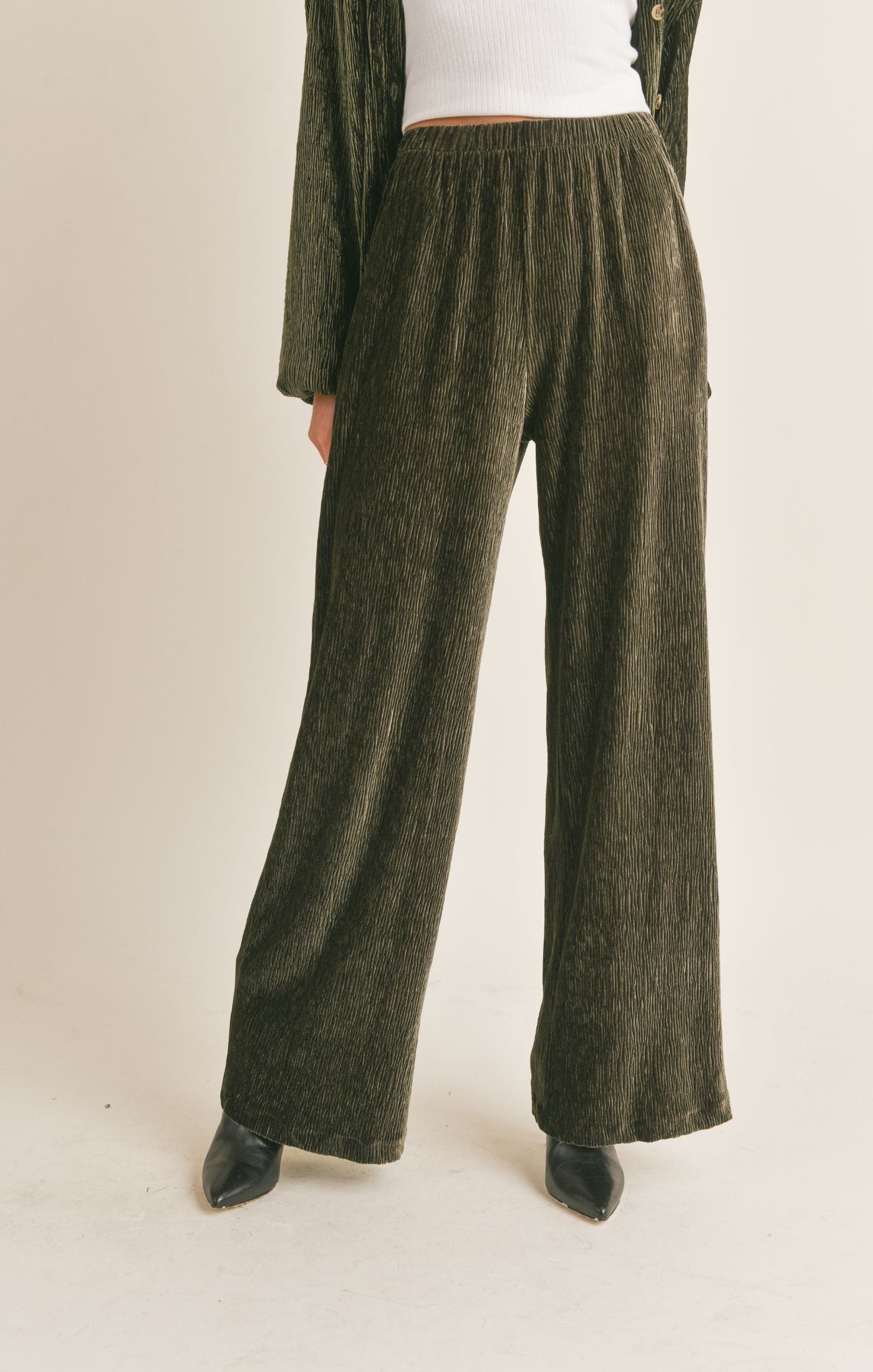 Lorelai Velvet Pants sold by Sadie & Sage