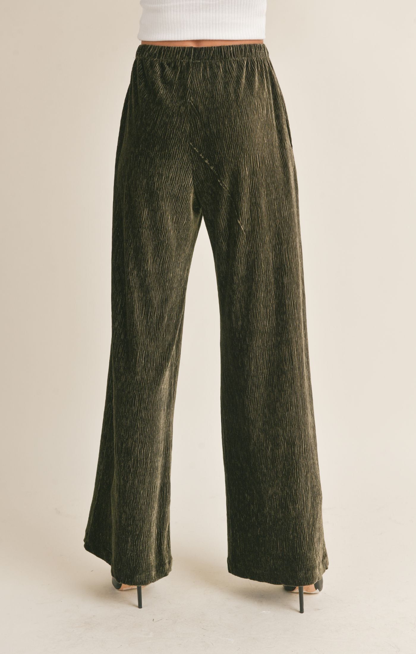 Lorelai Velvet Pants sold by Sadie & Sage product image thumbnail 3