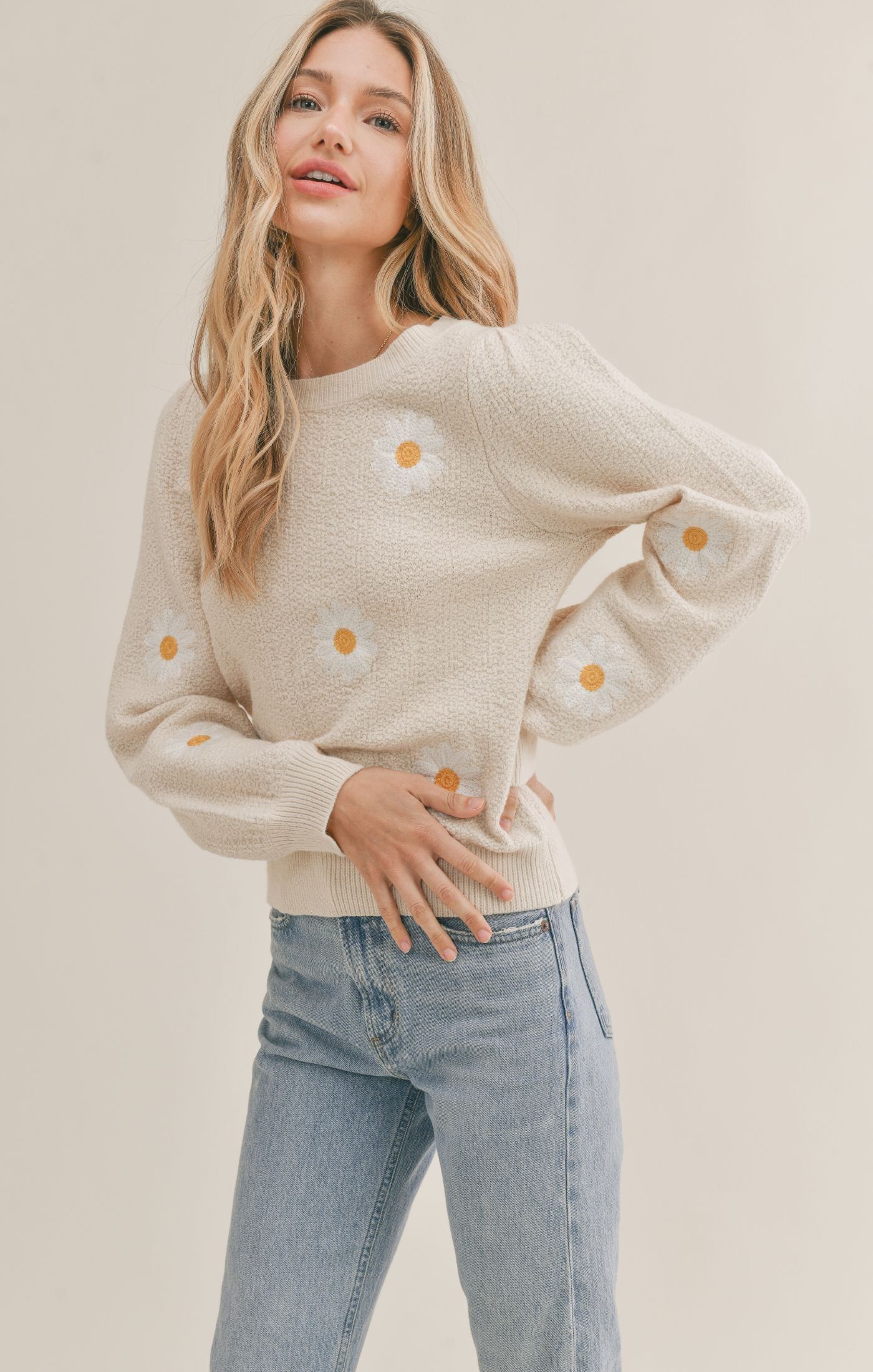 Sunflower Sand Sweater sold by Sadie & Sage product image thumbnail 2