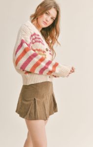 Ruby Striped Cardigan sold by Sadie & Sage
