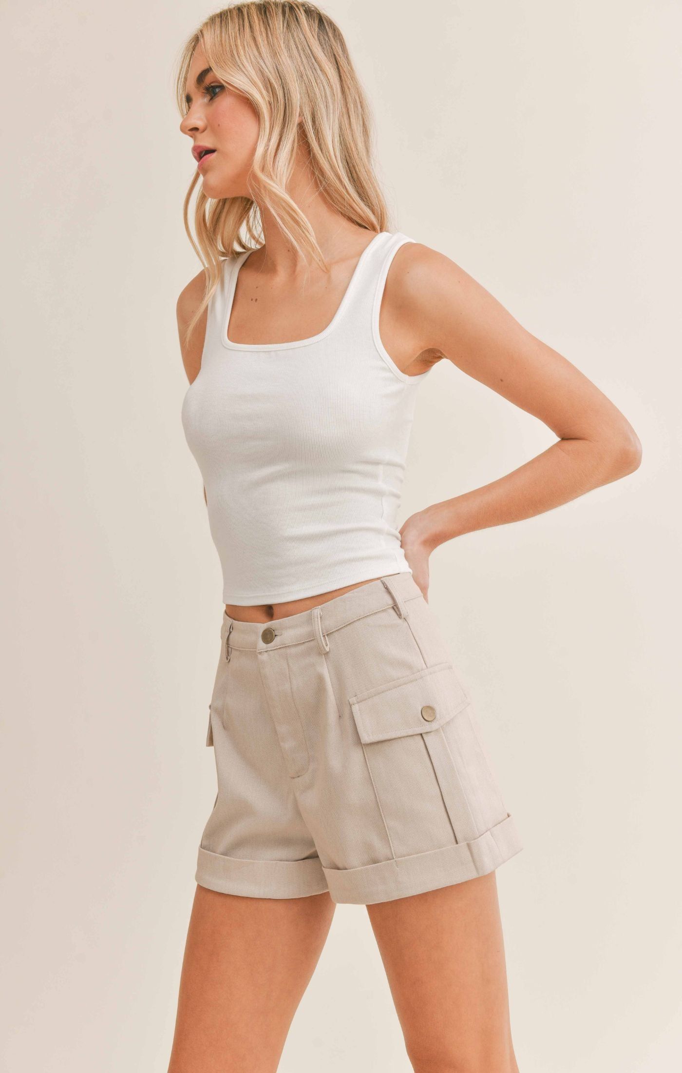 Marshmallow Tank sold by Sadie & Sage