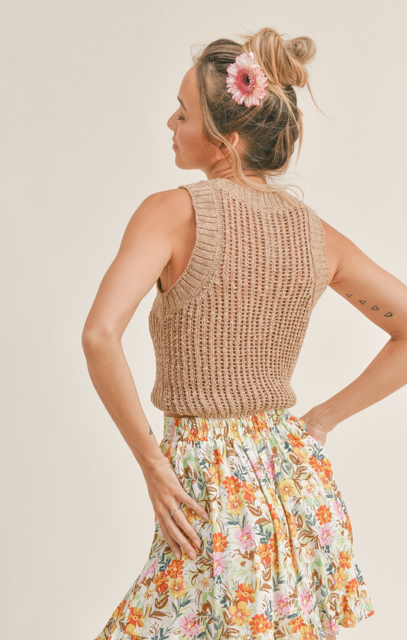 Kona Coffee Sweater Tank sold by Sadie & Sage product image thumbnail 2