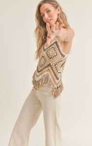 Summer Daze Crochet Tank sold by Sadie & Sage