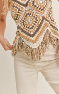 Summer Daze Crochet Tank sold by Sadie & Sage