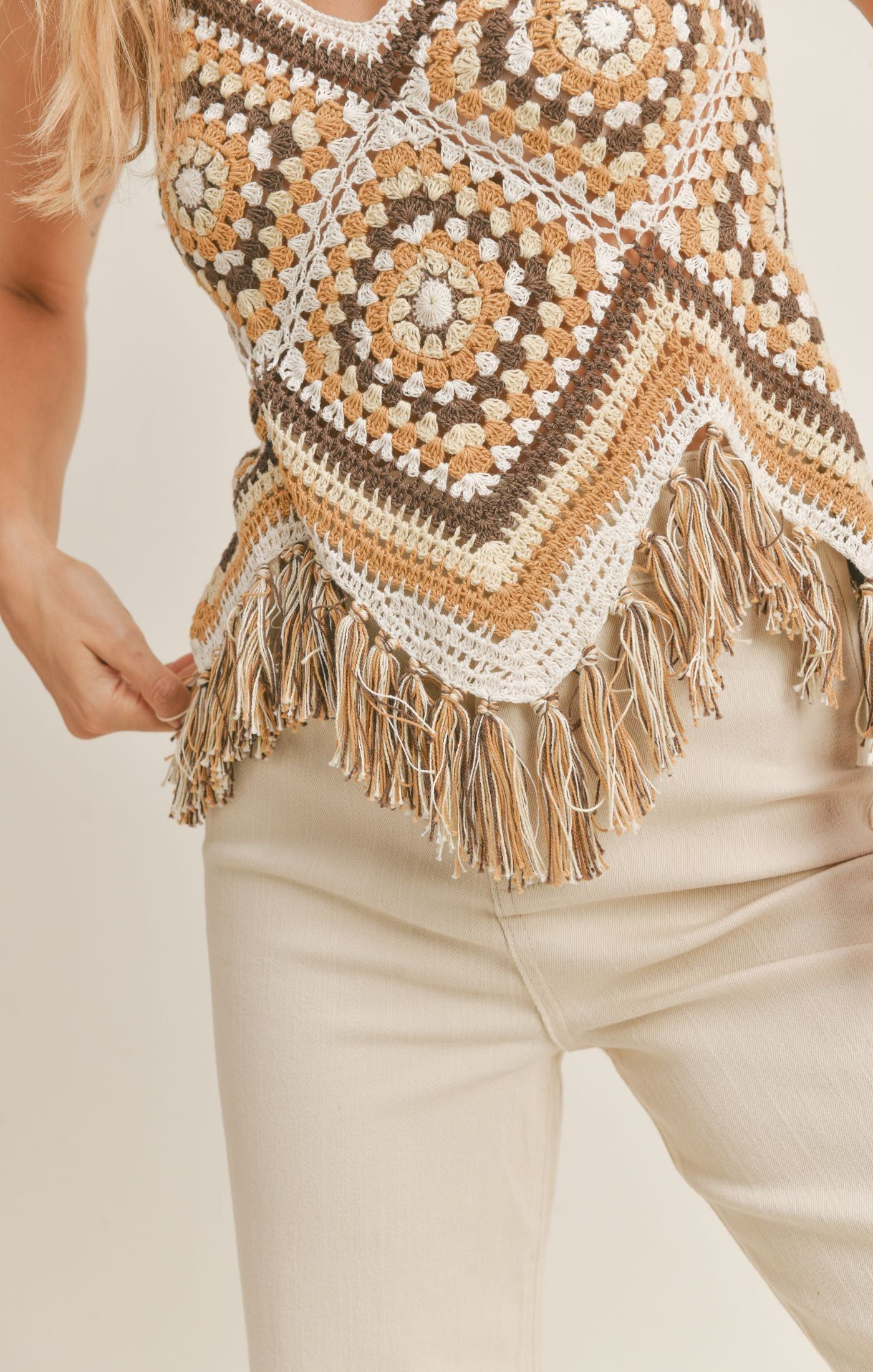 Summer Daze Crochet Tank sold by Sadie & Sage product image thumbnail 3