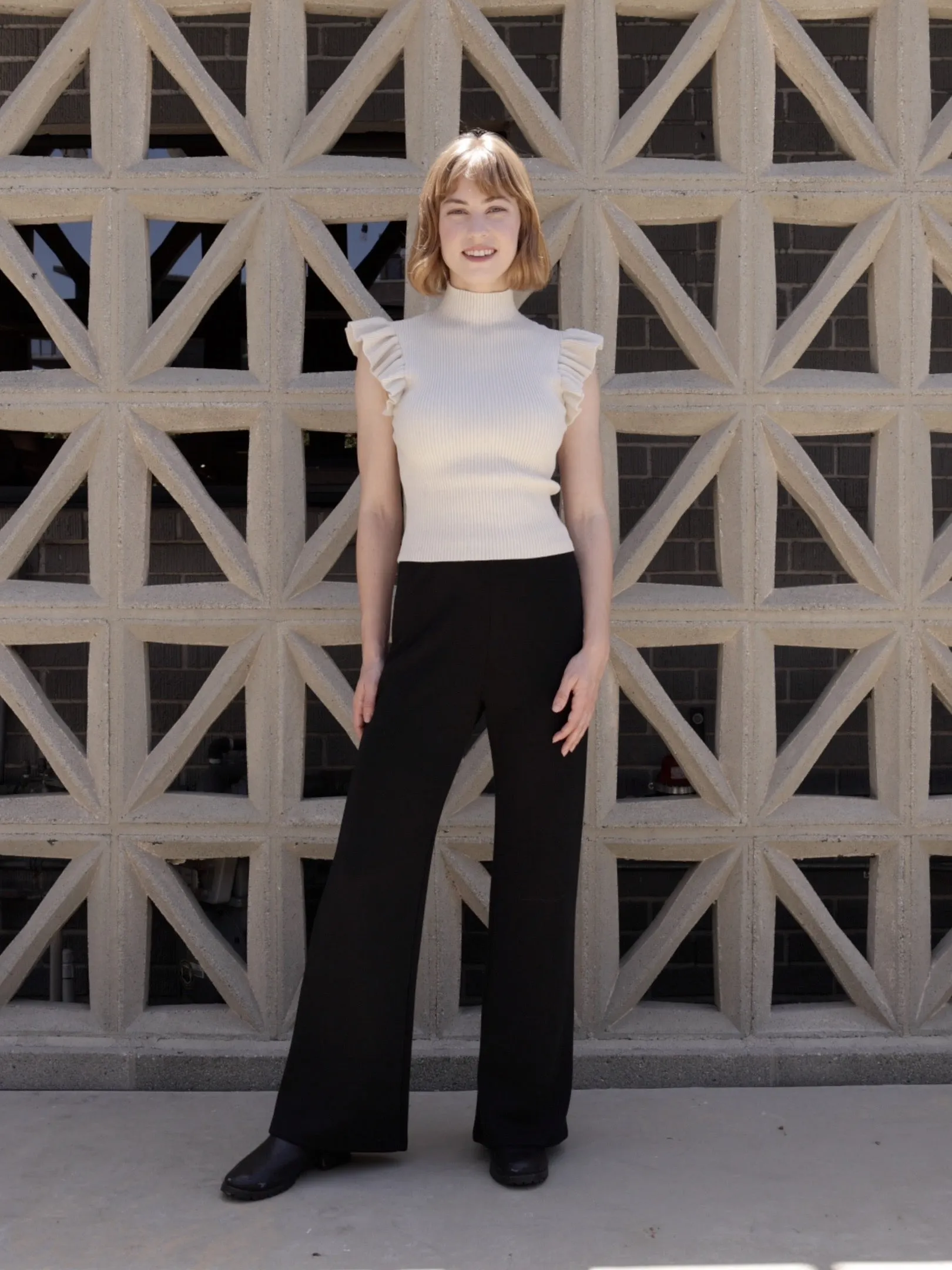 Tiffany Ruffle Sweater sold by Sadie & Sage product image thumbnail 4
