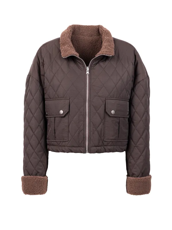 Ashton Quilted Reversible Jacket made by Sadie & Sage
