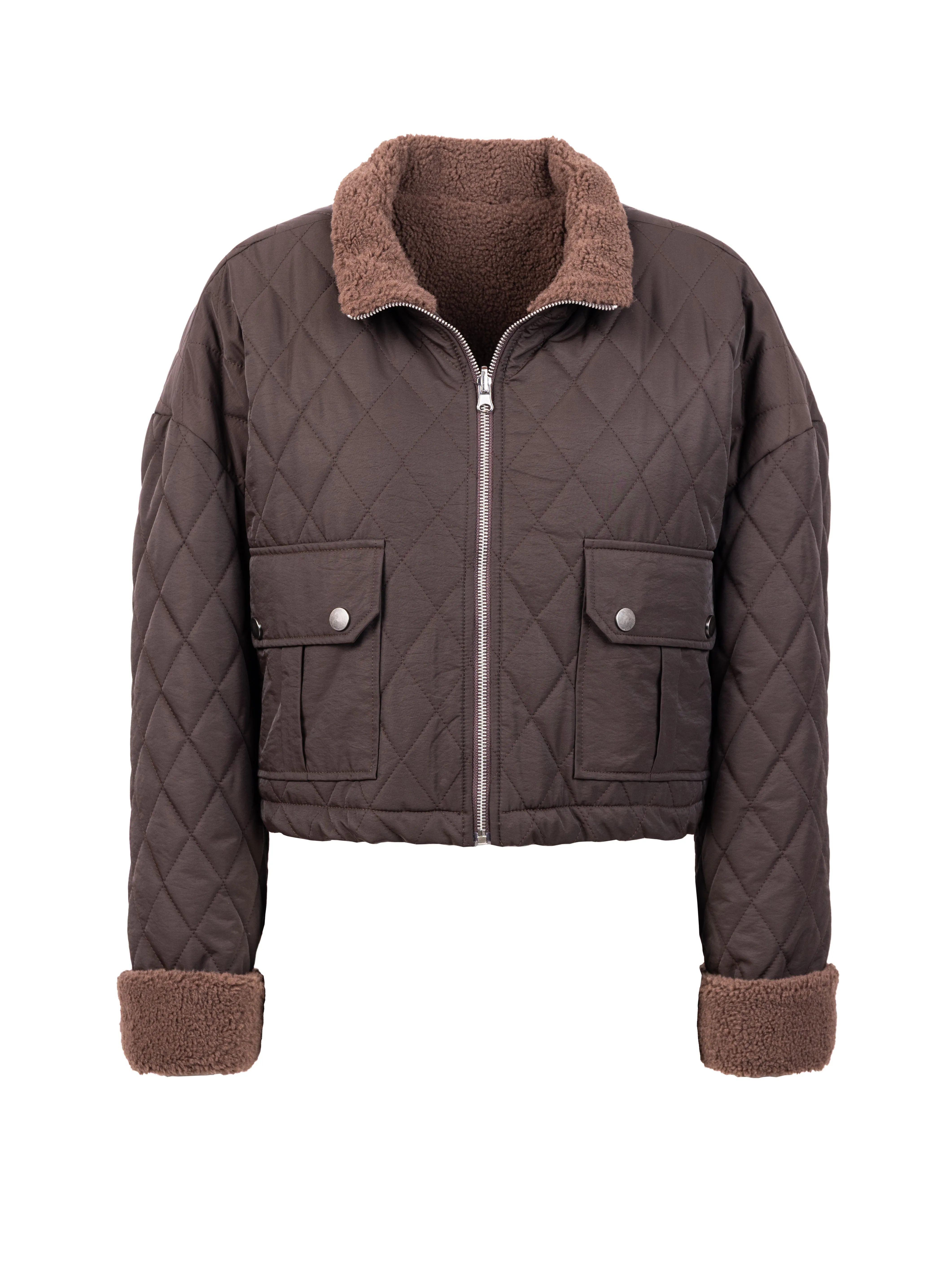 Ashton Quilted Reversible Jacket sold by Sadie & Sage