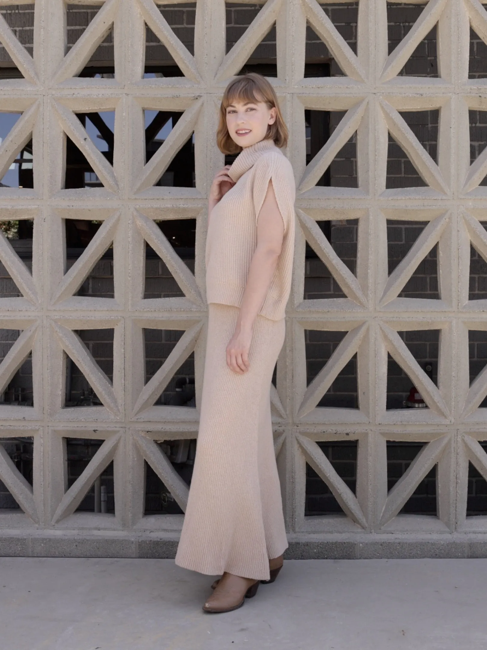 Crosby Turtleneck Vest sold by Sadie & Sage product image thumbnail 2