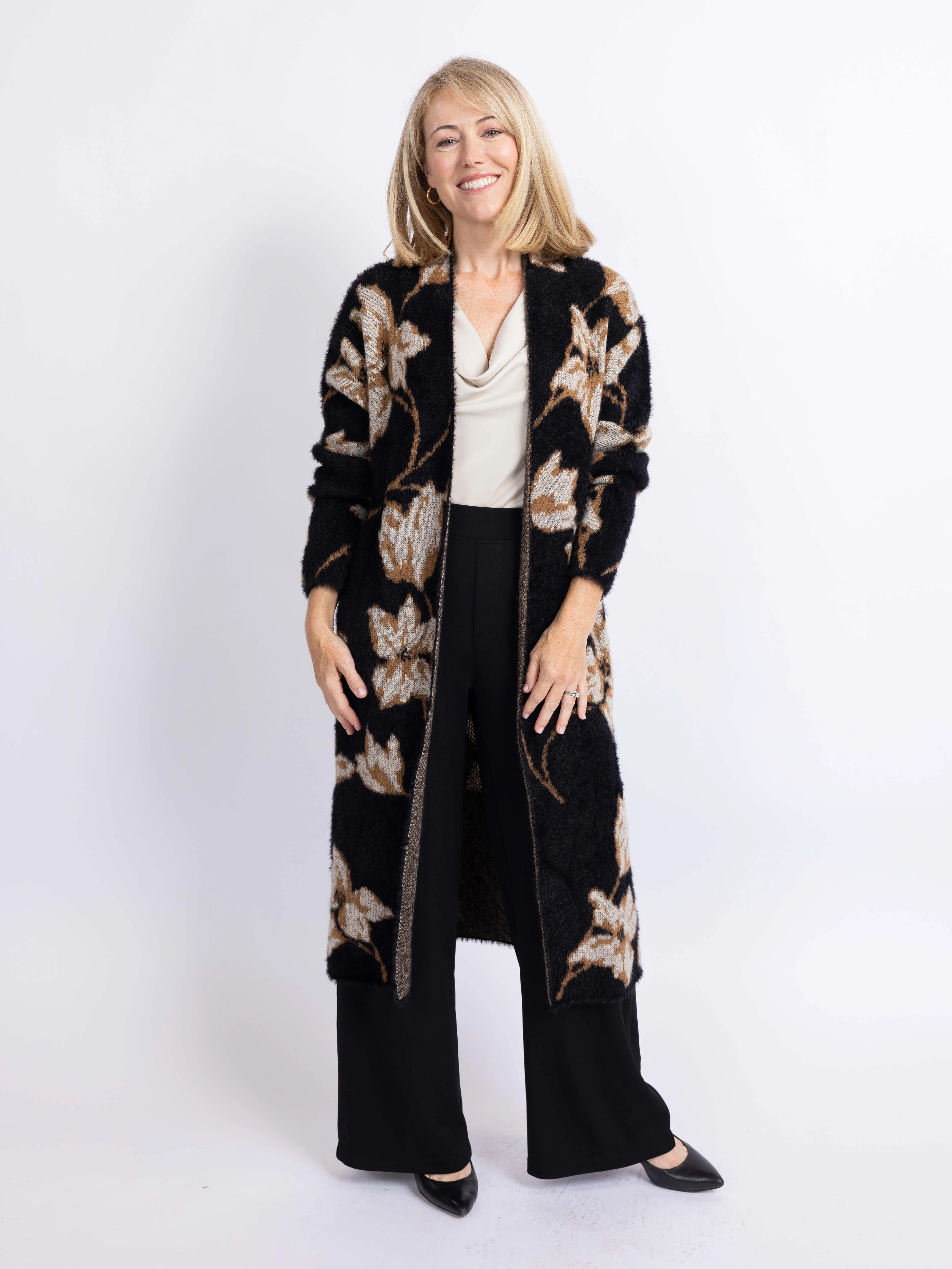 Emory Floral Duster Cardi sold by Sadie & Sage product image thumbnail 2