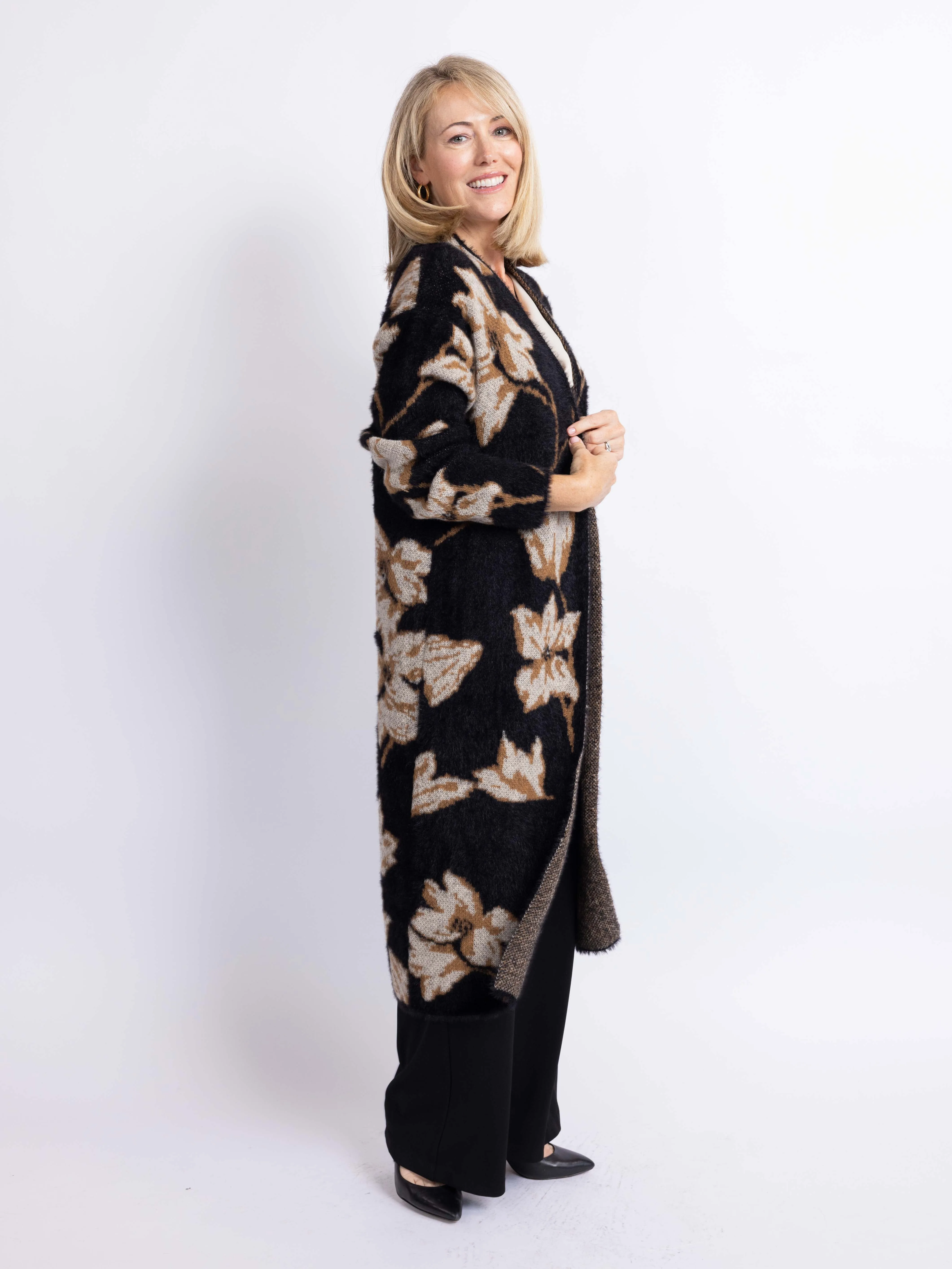 Emory Floral Duster Cardi sold by Sadie & Sage product image thumbnail 3