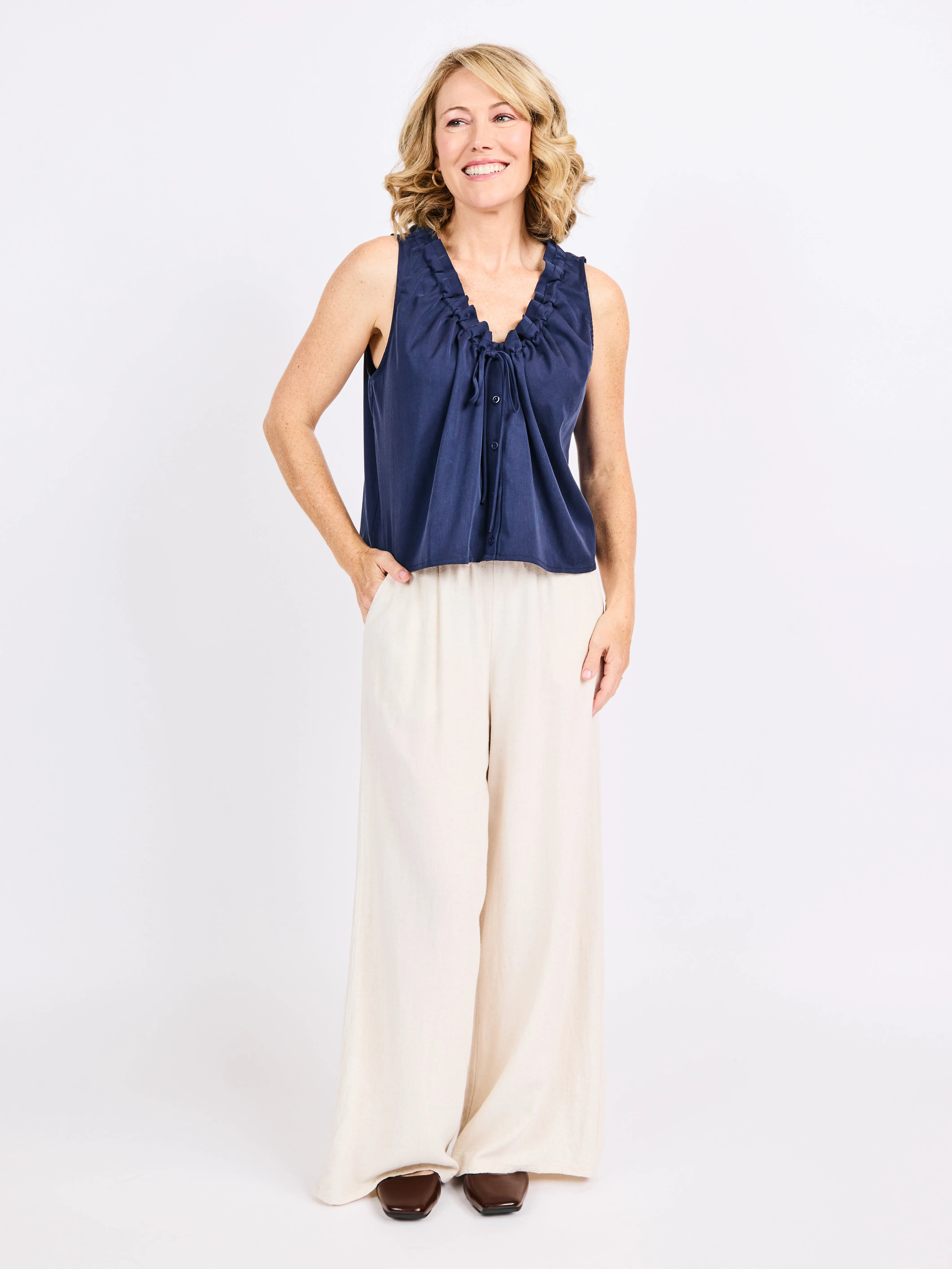 Hometown Gathered Top sold by Sadie & Sage product image thumbnail 3