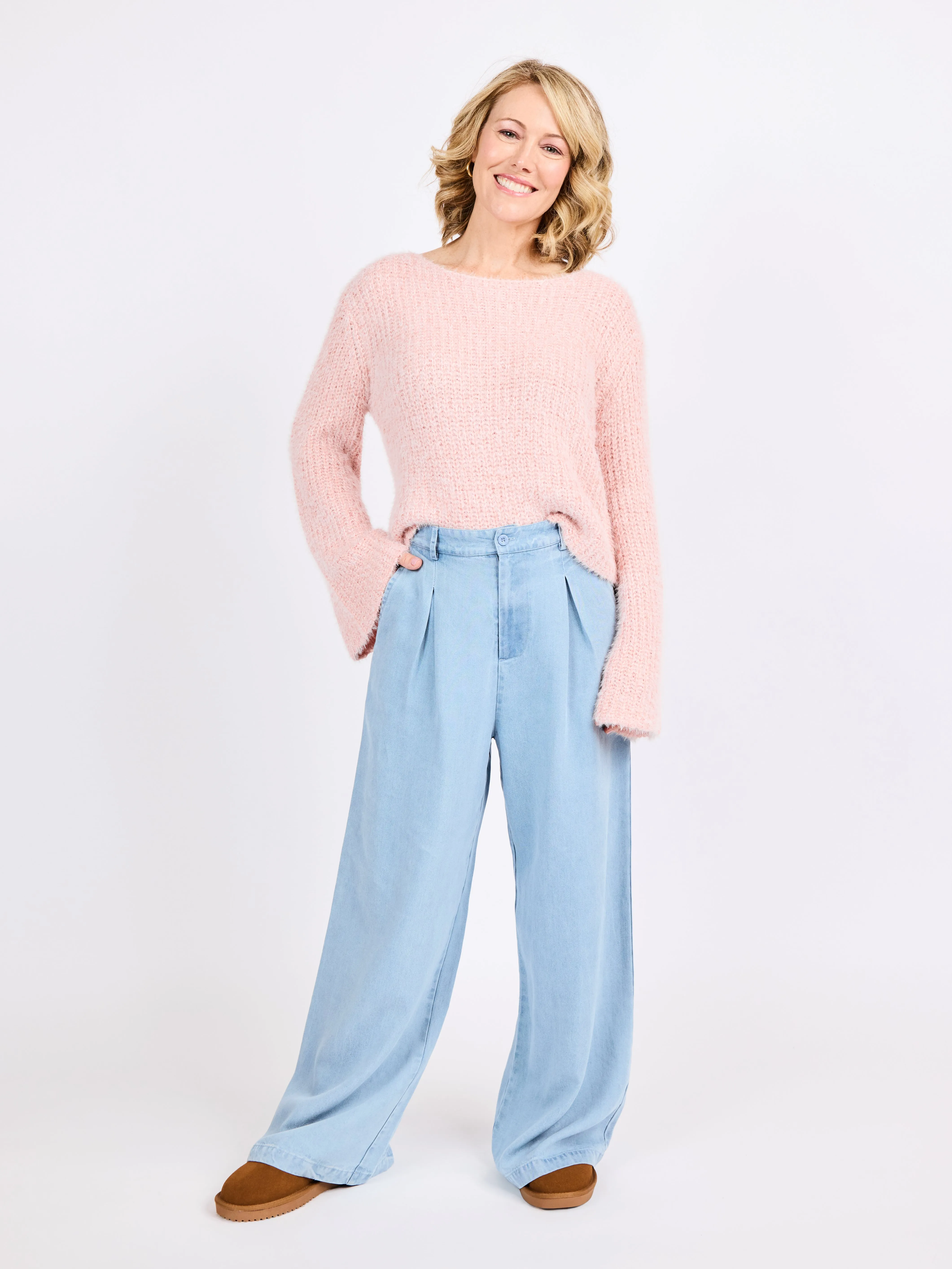 Ginis Bell Sleeve Sweater sold by Sadie & Sage product image thumbnail 3