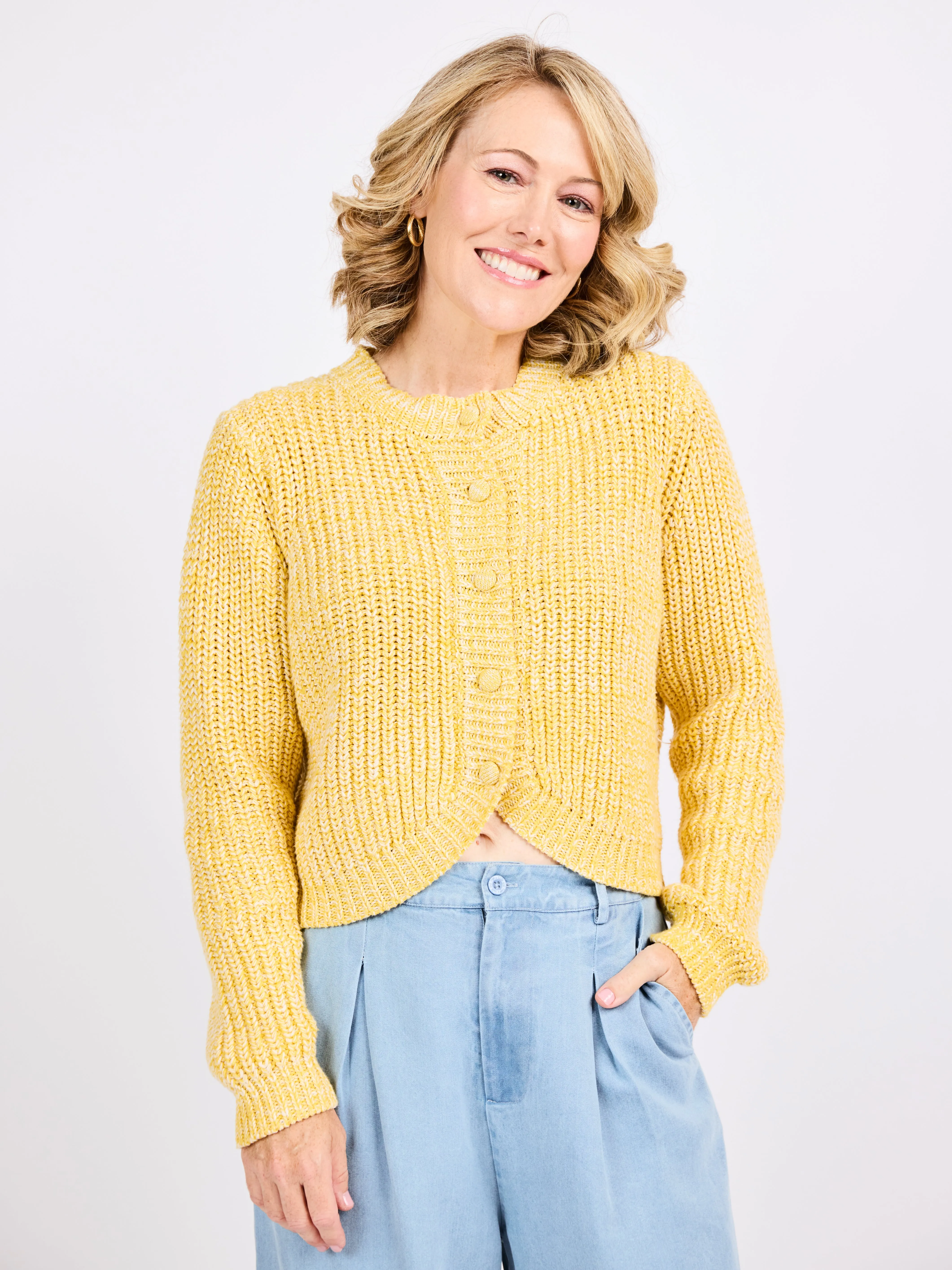 Sunroof Tulip Hem Cardi sold by Sadie & Sage product image thumbnail 4