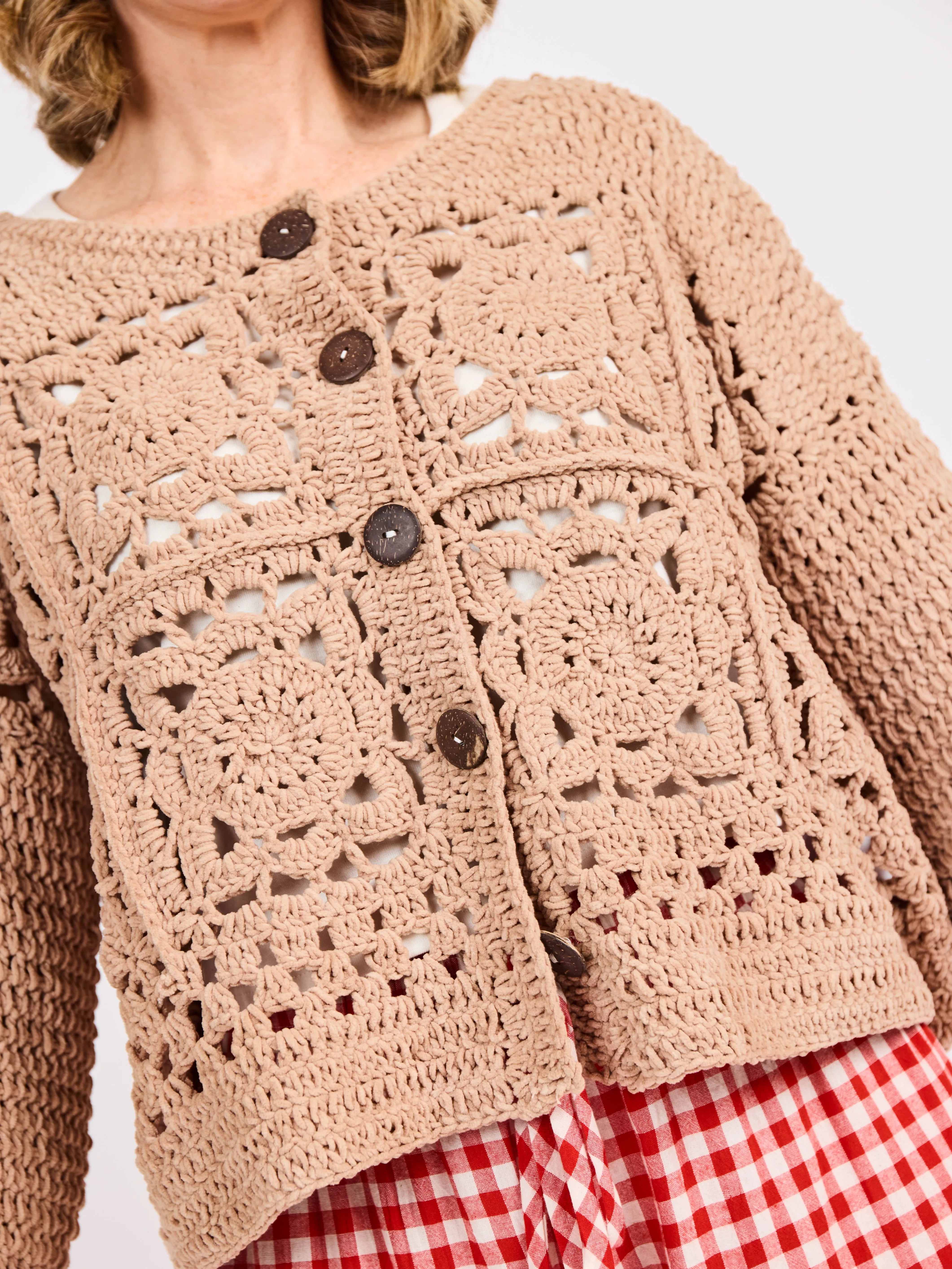 Caudalie Handknit Cardi sold by Sadie & Sage product image thumbnail 4