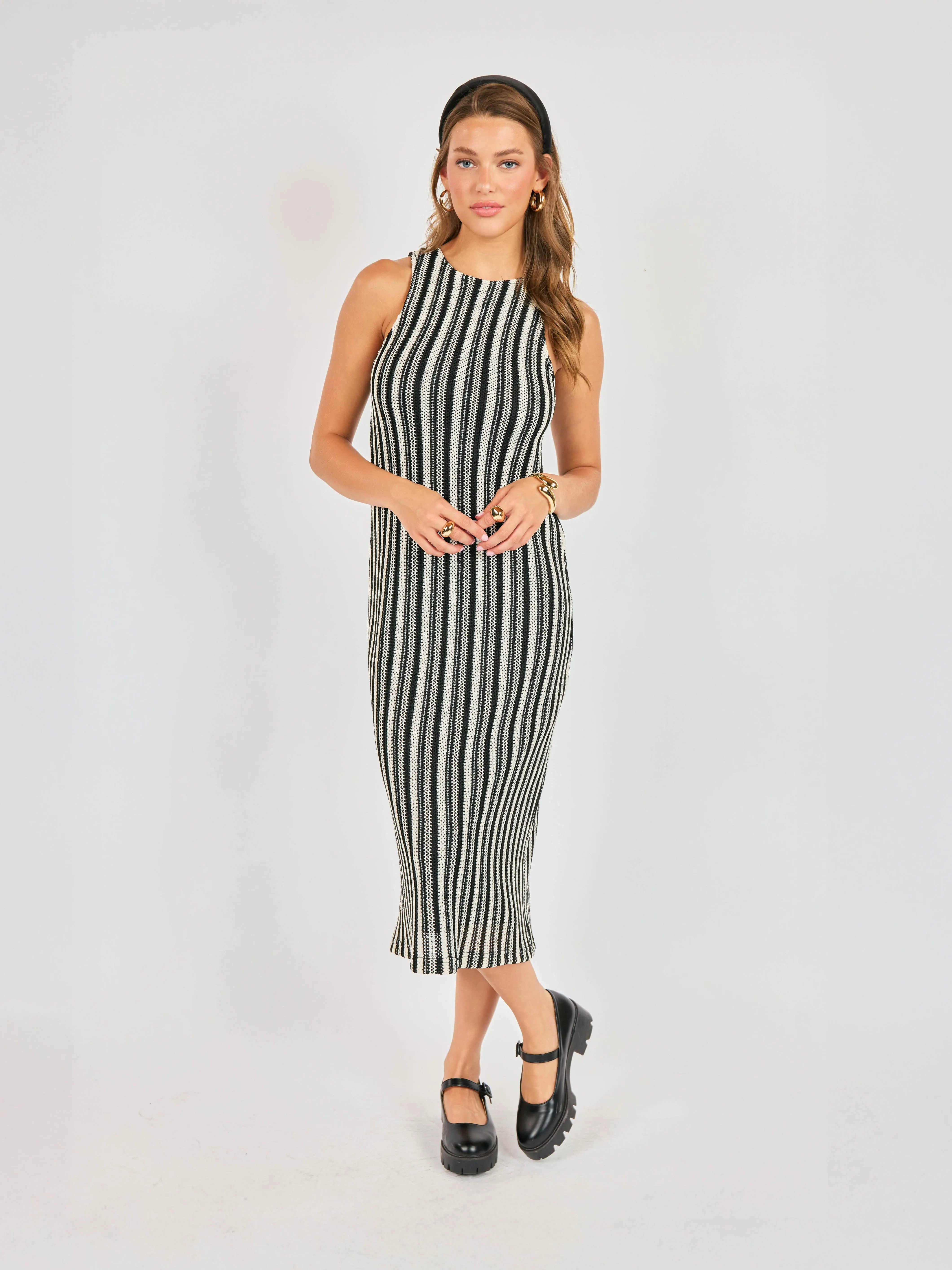 Moonlit Path Knit Dress sold by Sadie & Sage product image thumbnail 3