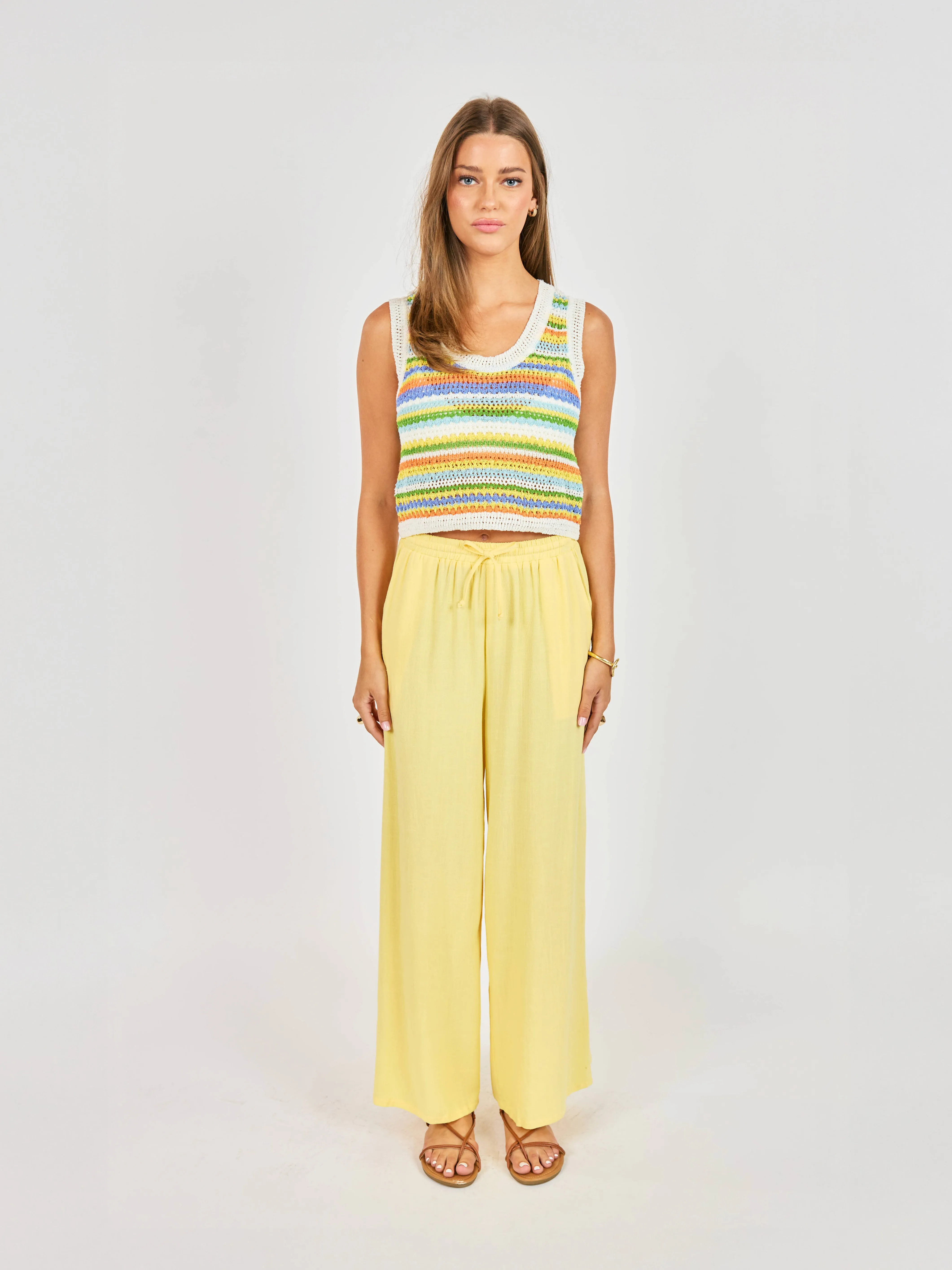 Sylvia Stripe Sweater Vest sold by Sadie & Sage product image thumbnail 2