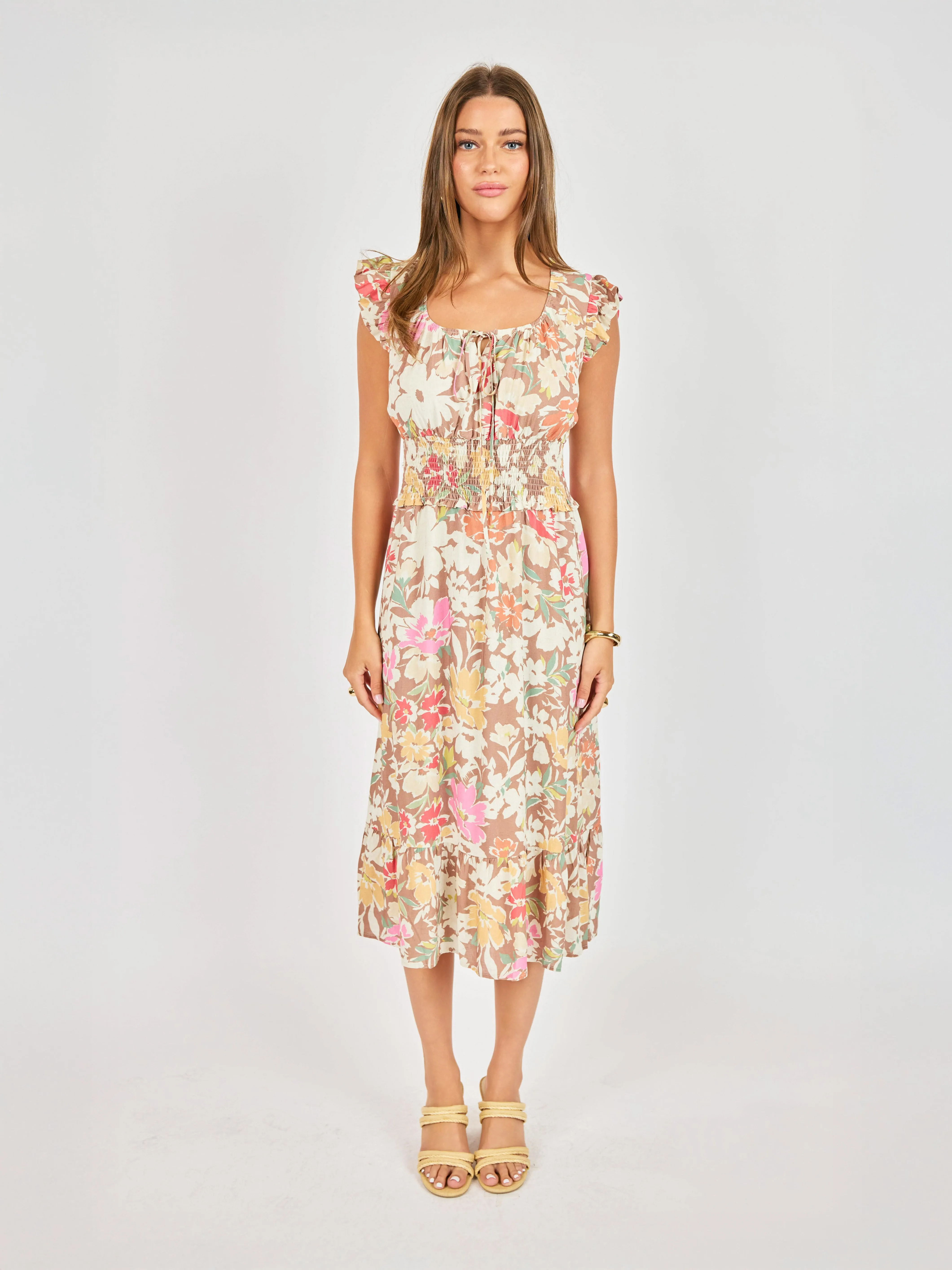 Floral Dunes Midi Dress sold by Sadie & Sage product image thumbnail 2
