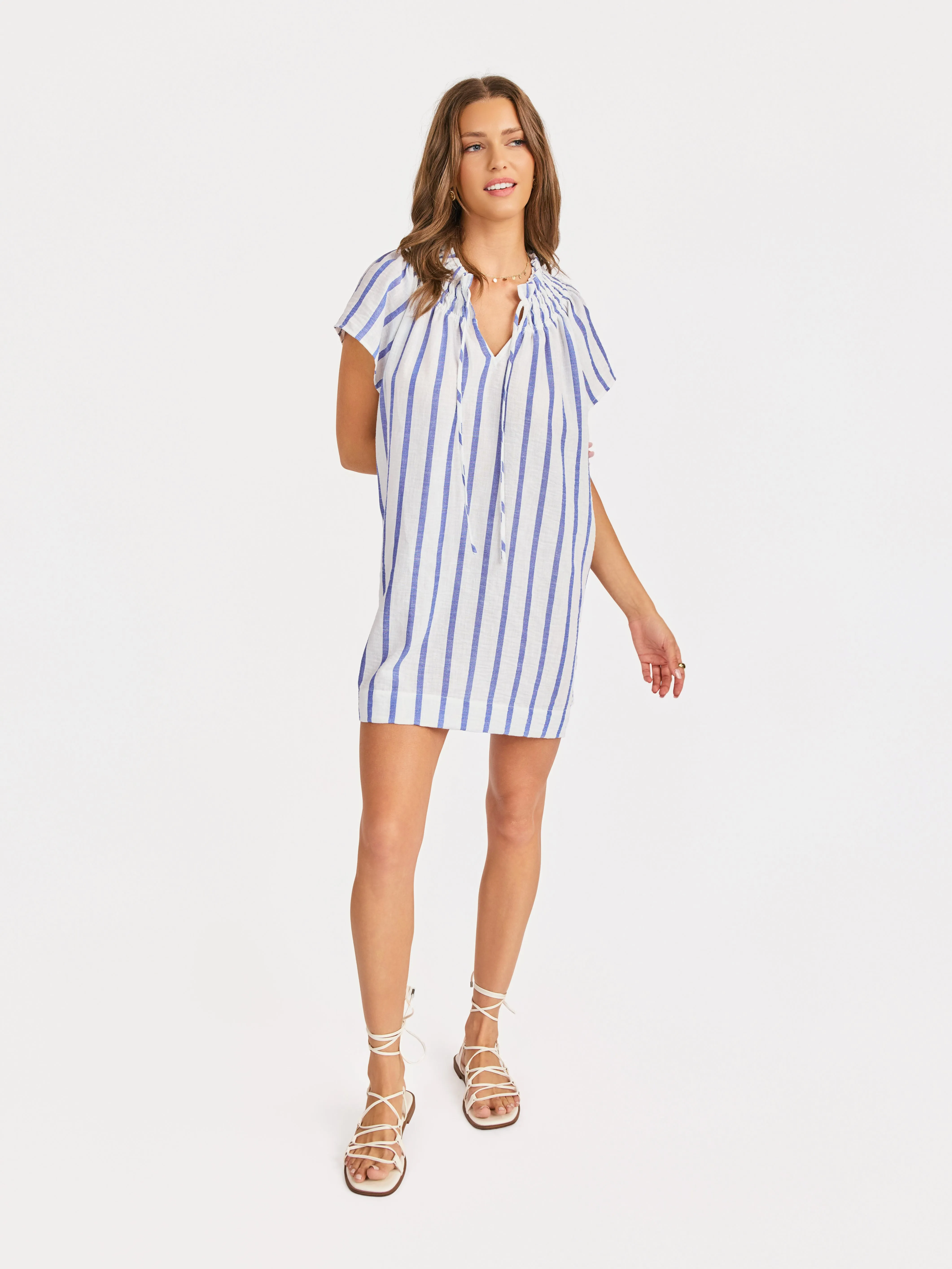 Daytrip Stripe Mini Dress sold by Sadie & Sage