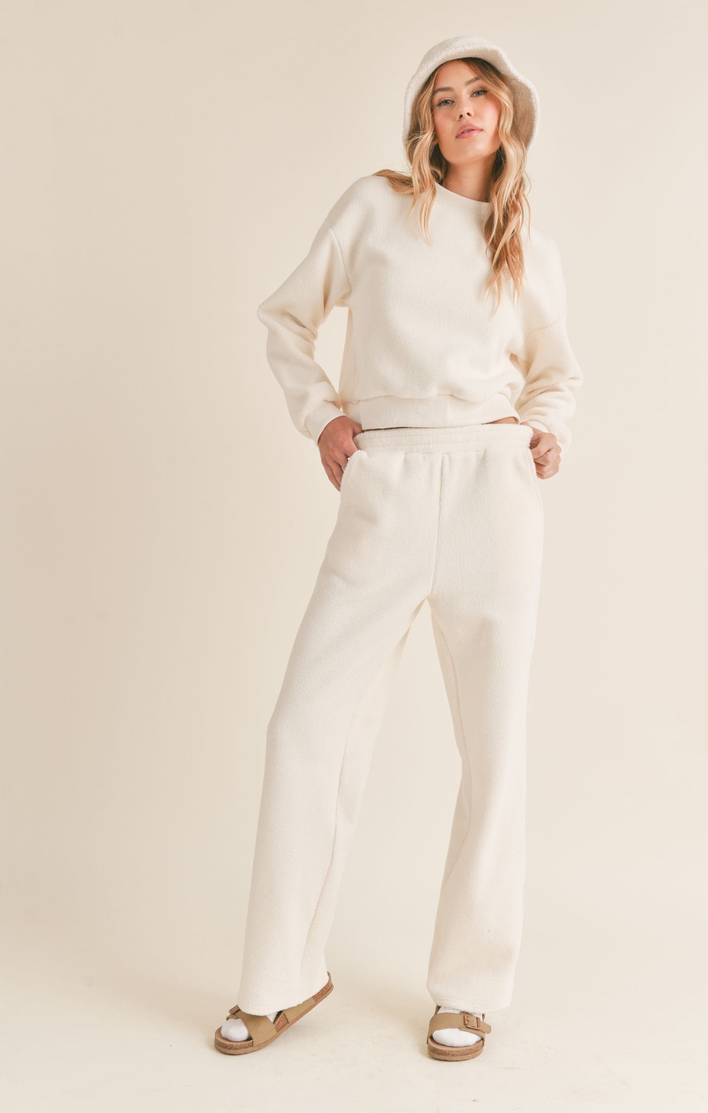 Chilly Nights Fleece Crewneck sold by Sadie & Sage product image thumbnail 3