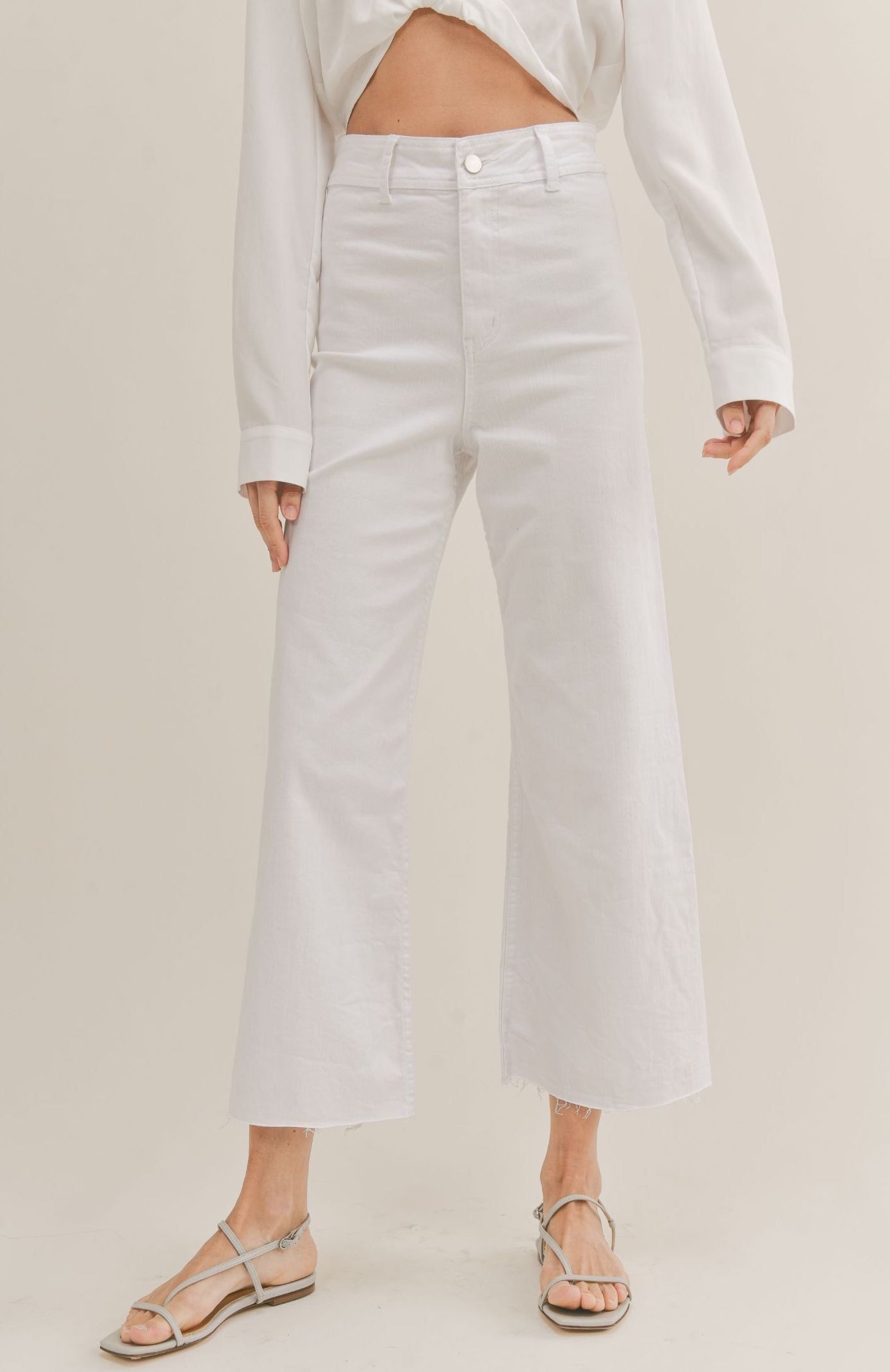 Clear Eyes Denim Pants sold by Sadie & Sage