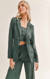 Evergreen Blazer sold by Sadie & Sage