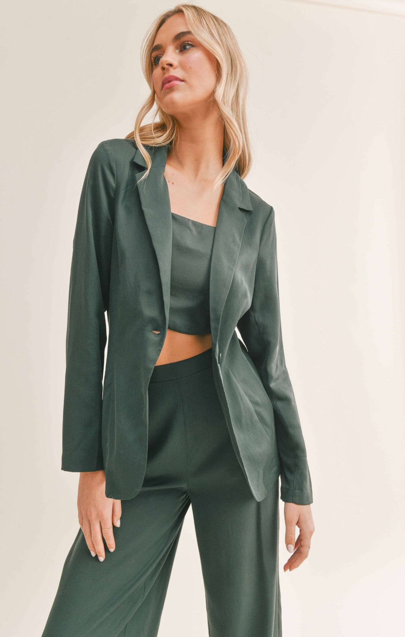 Evergreen Blazer sold by Sadie & Sage product image thumbnail 3