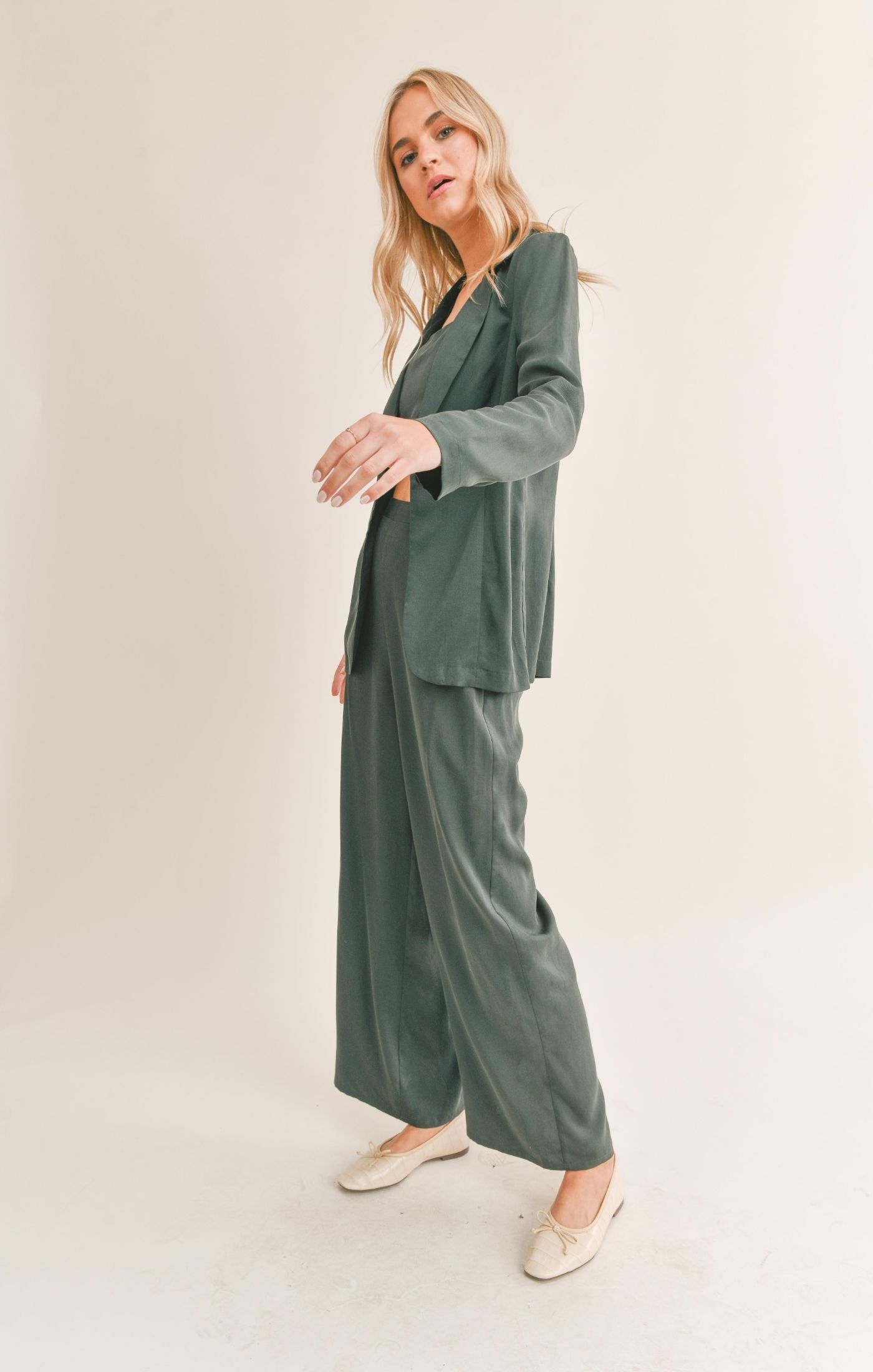 Evergreen Blazer sold by Sadie & Sage product image thumbnail 2